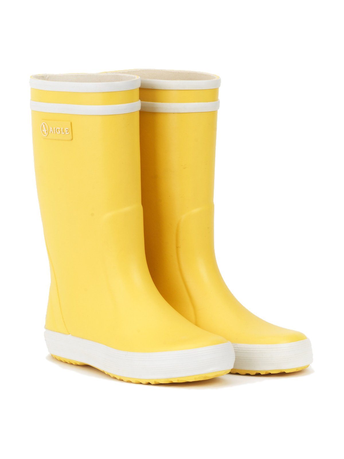 Aigle Lolly-Pop jaune/blanc Gummistiefel jaune blanc