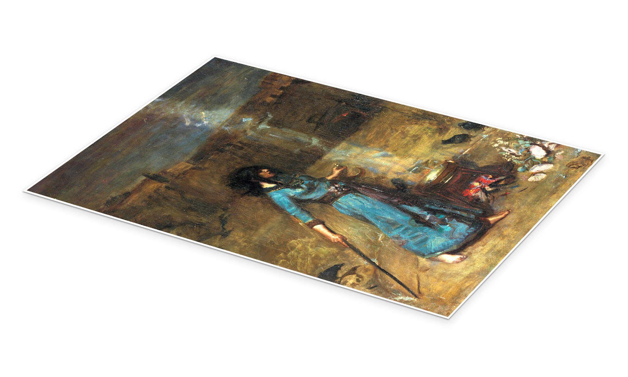 Posterlounge Wandbild Der magische Zirkel, John William Waterhouse, erhältlich als Poster, Leinwandbild, Wandsticker oder Acrylglasbild – Bild 2 von 5