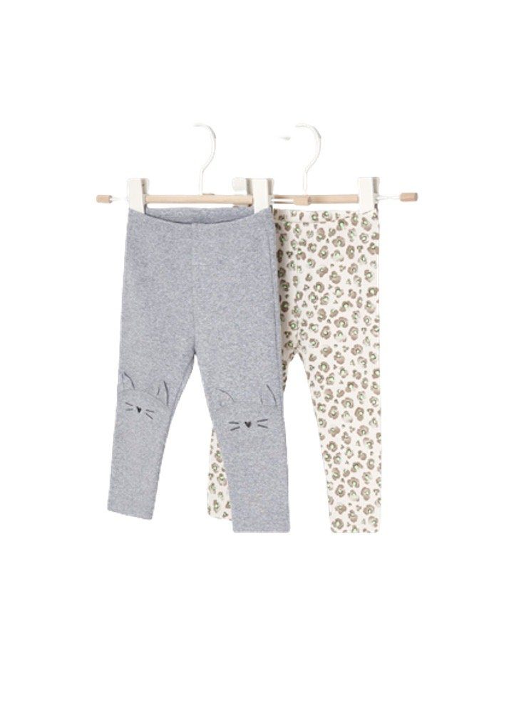 Mayoral Leggings Mayoral Doppelpack Leggings Blumen/Katze (272130)