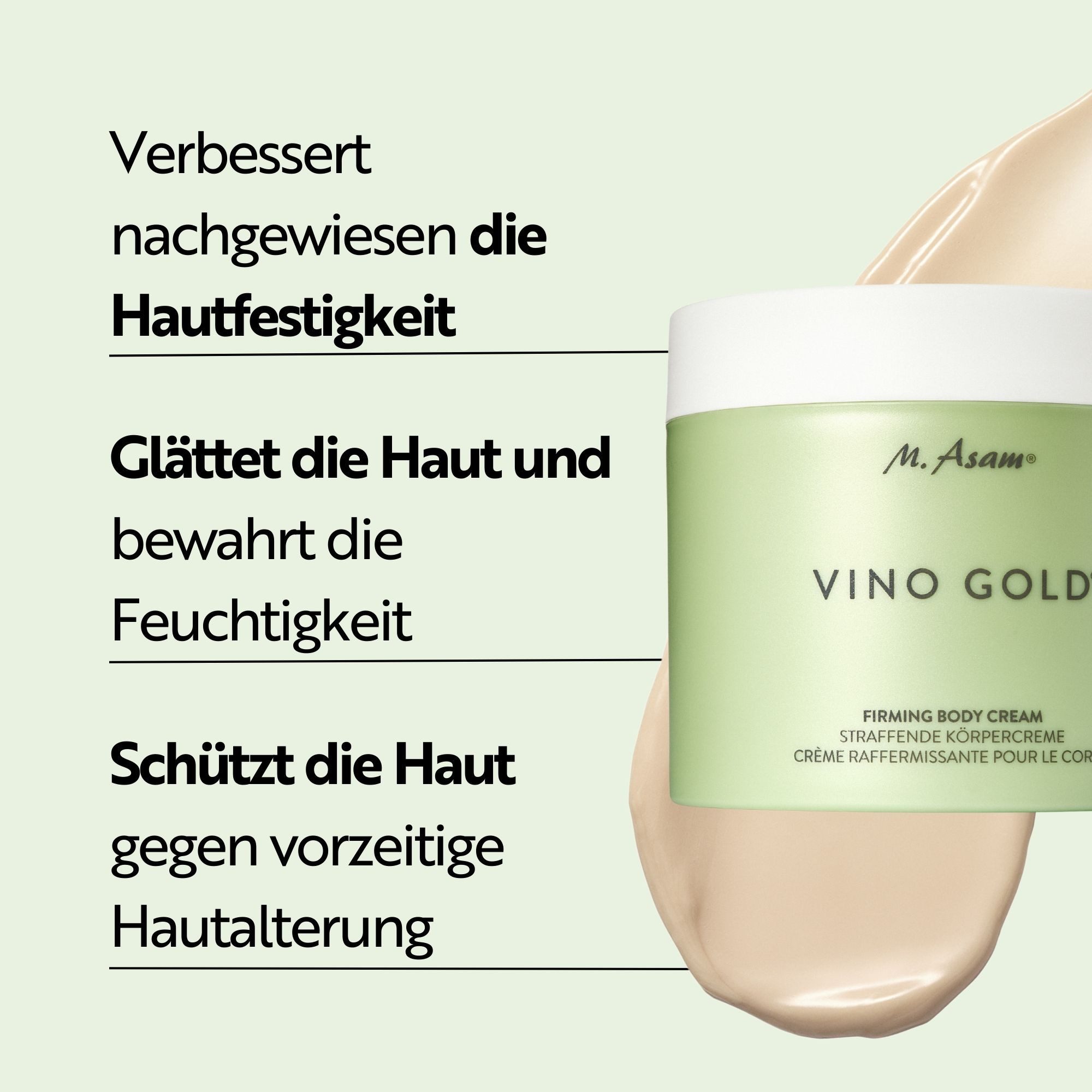 asambeauty Körpercreme M. Asam VINO GOLD Straffende Körpercreme (500 ml)