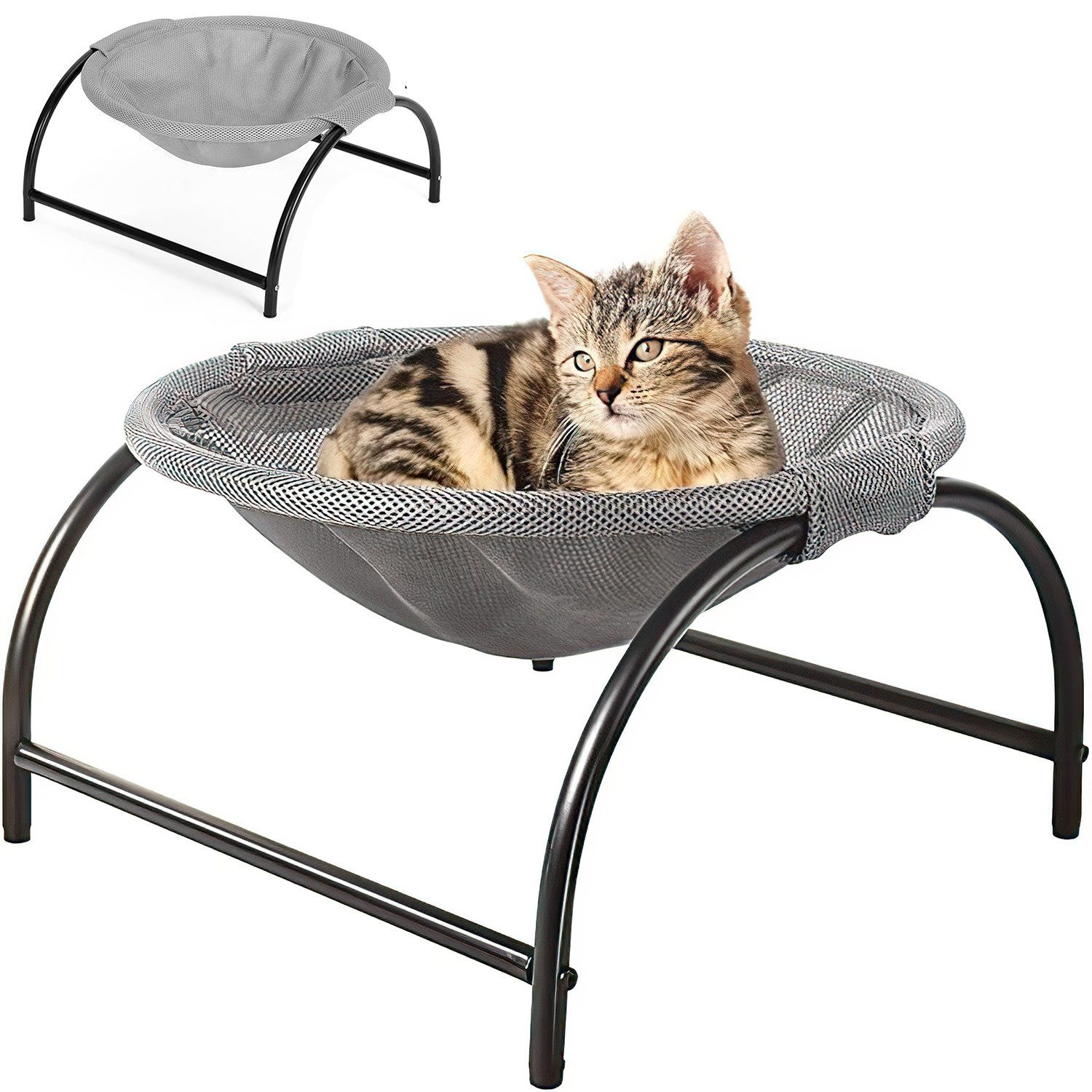 HEYHIPPO Katzen-Hängematte Katzenbett Hängematte Bodenstehend, gemütlich & günstig online kaufen