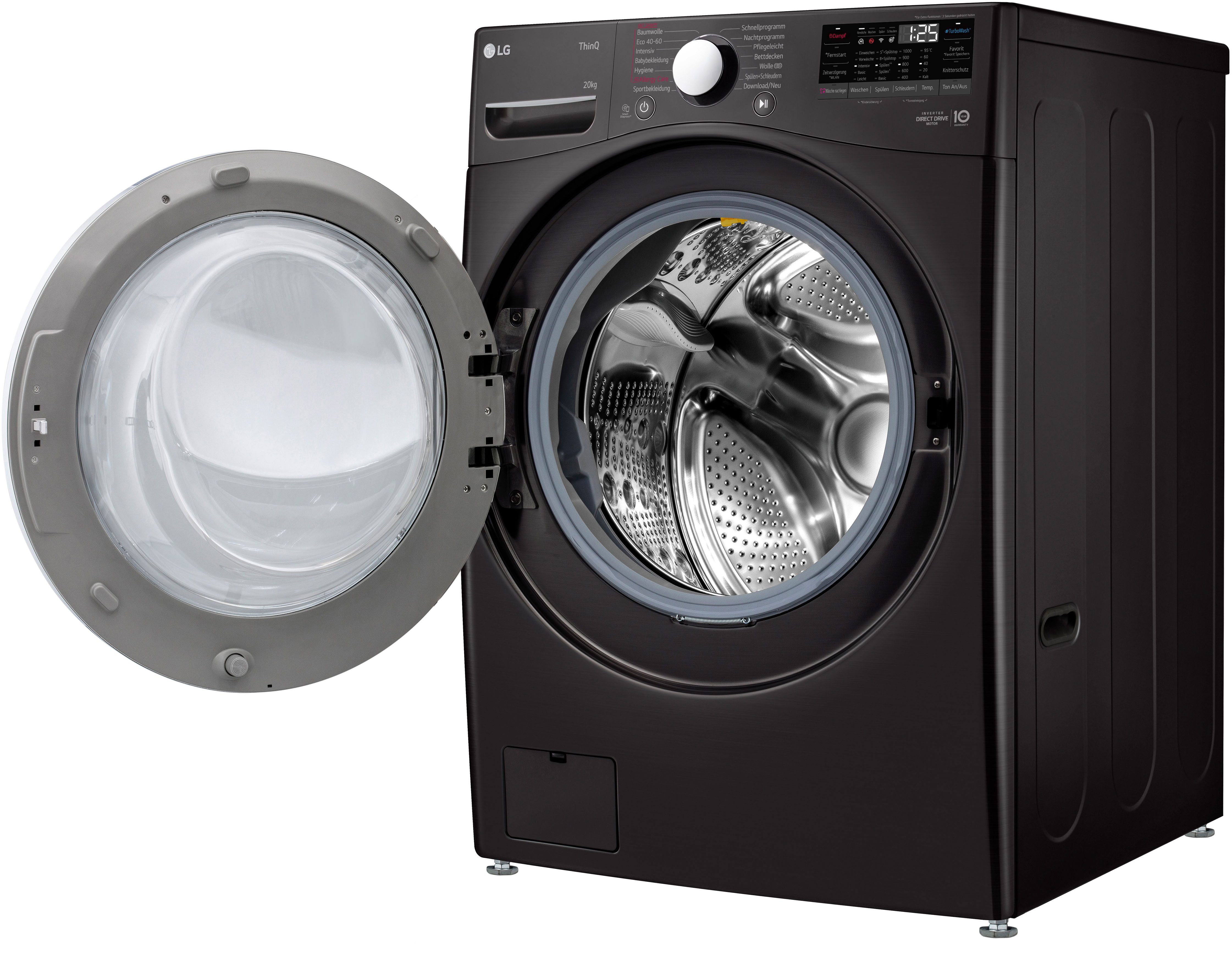 LG Waschmaschine Big Capacity F0WVT202B, 20 kg, 1000 U/min – Bild 2 von 5