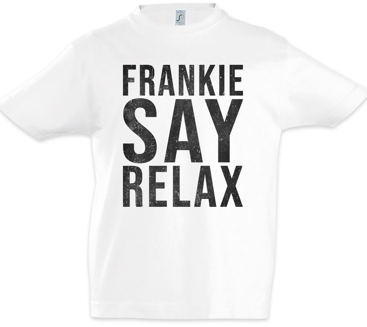 Urban Backwoods Print-Shirt Frankie Say Relax Kinder T-Shirt Geller Hollywood Friends TV Serie (1-tlg) Ross Goes Retro To