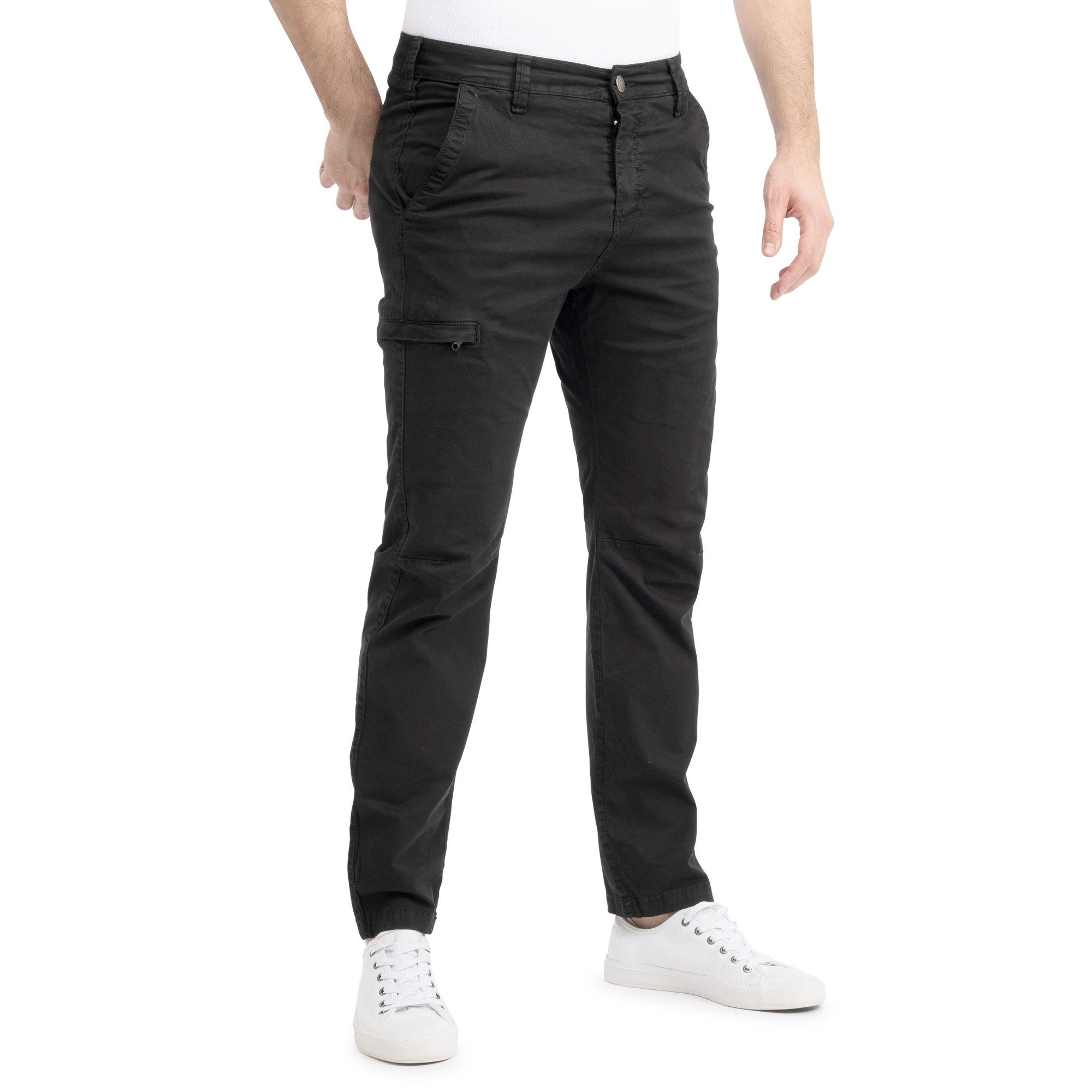 SUBLEVEL Chinohose Herren Jeans Sweatpant Flexibel Bequem