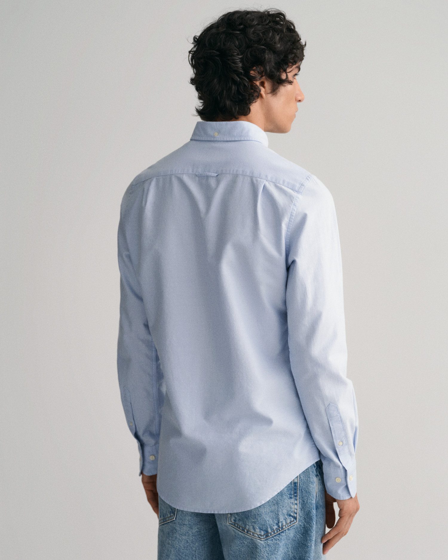 Gant Langarmhemd Slim Fit Oxford Hemd strukturiert langlebig dicker Oxford Hemd Slim Fit