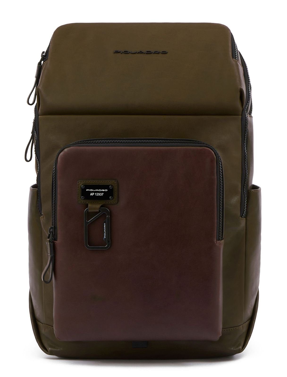 Rucksack Testa / Verde Piquadro Moro Di Harper