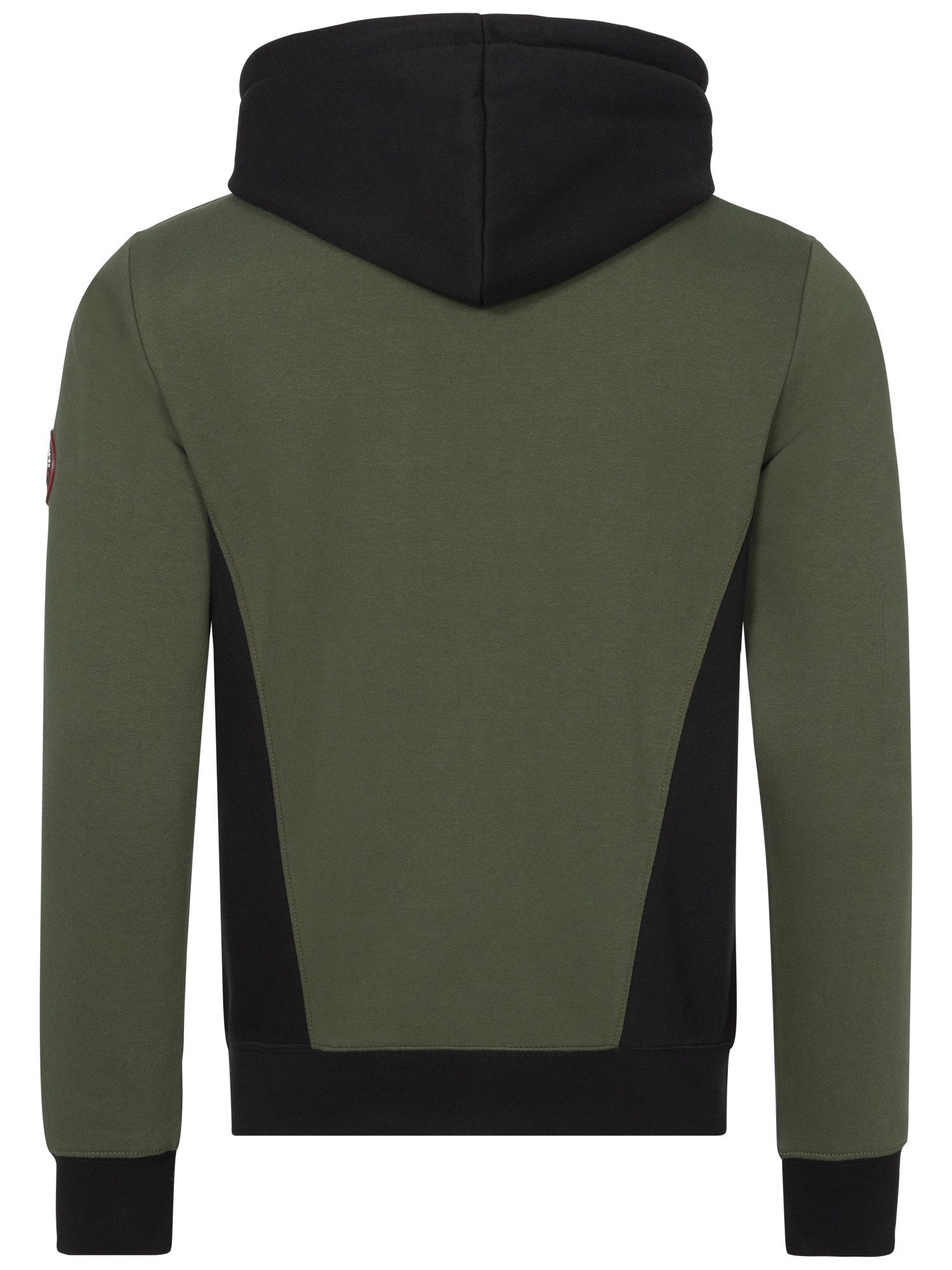 Rock Creek Kapuzenpullover Herren Hoodie Sweatjacke mit Kapuze H-411 Stehkragen – Bild 3 von 5