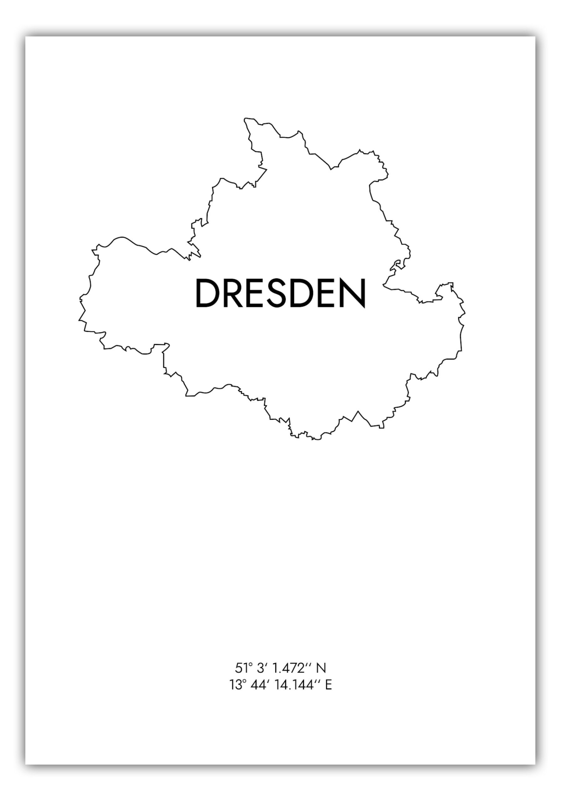 MOTIVISSO Poster Dresden Koordinaten #8