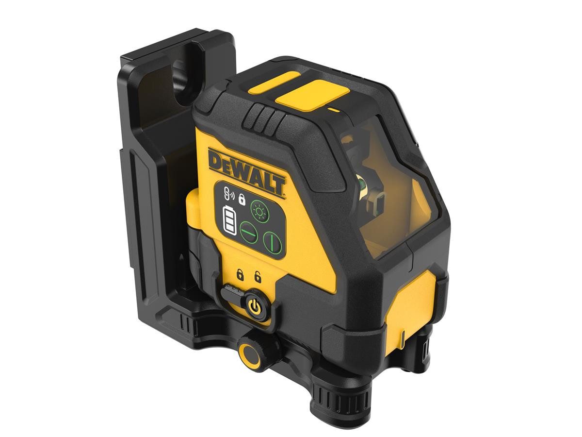 DeWalt Linienlaser mit integriertem Akku, grün, Arbeitsbereich: 30m (50m mit Empfänger)
