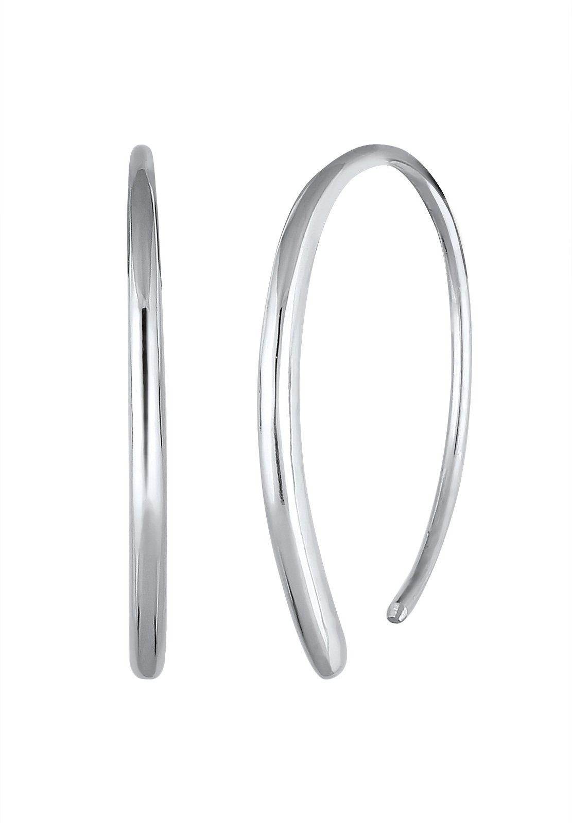 Elli Paar Creolen Creole Geo Basic Trend 925 Silber, Geo