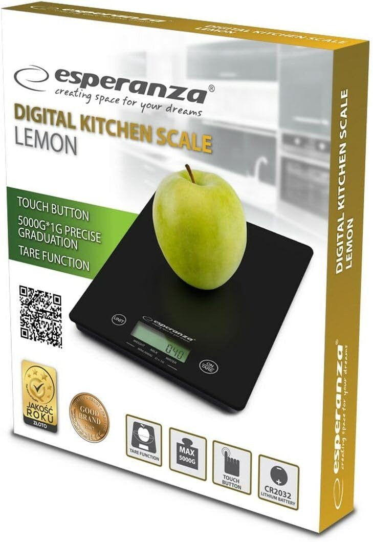 Esperanza Küchenwaage Küchenwaage Digital Waage Briefwaage von 1g bis 5Kg Elektrisch