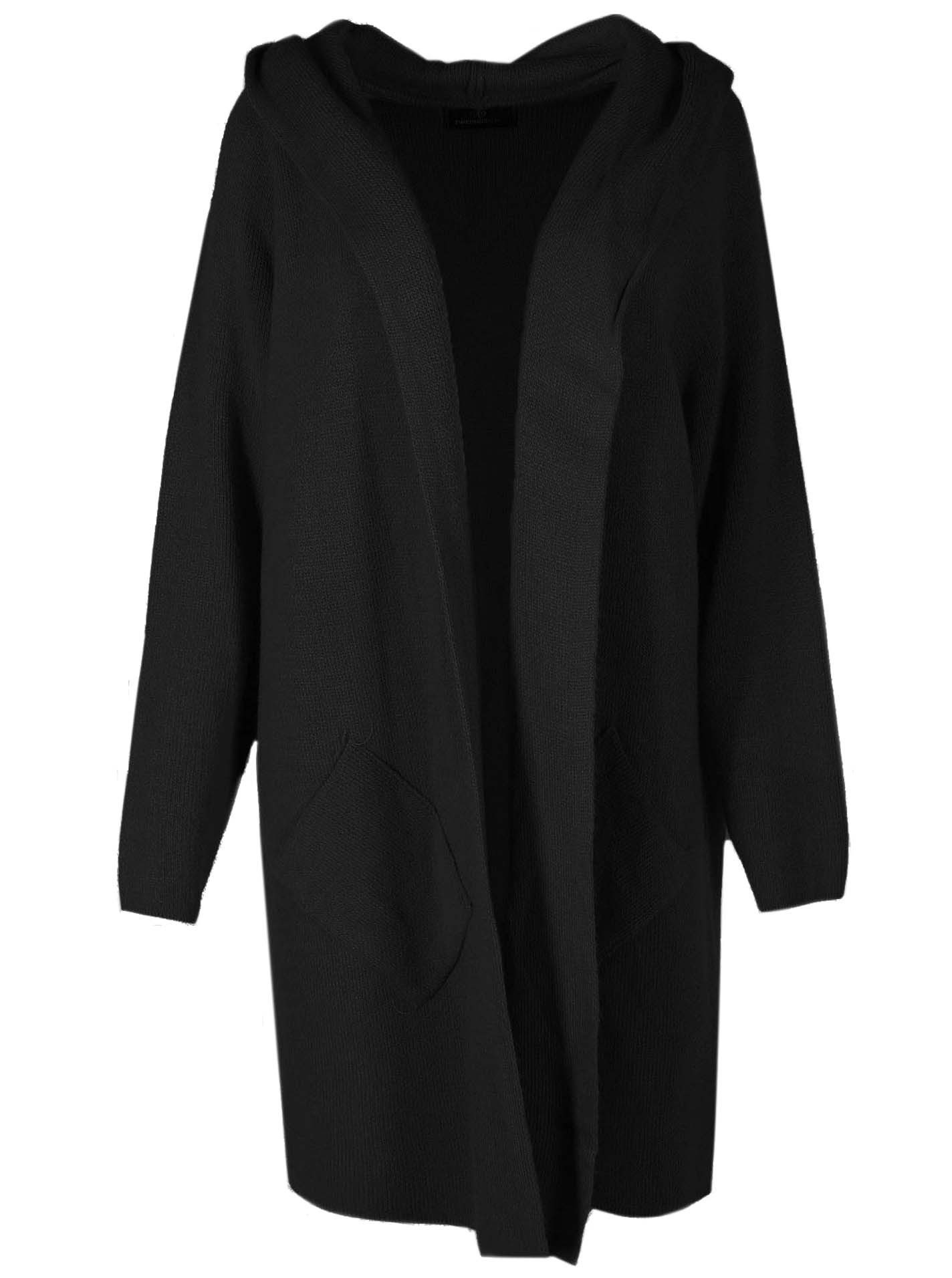 Zwillingsherz Strickjacke "Annabell" One Size, Kapuze, günstig online kaufen