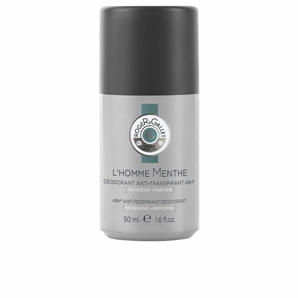 ROGER & GALLET Deo-Roller L'HOMME MENTHE deo roll-on 50ml