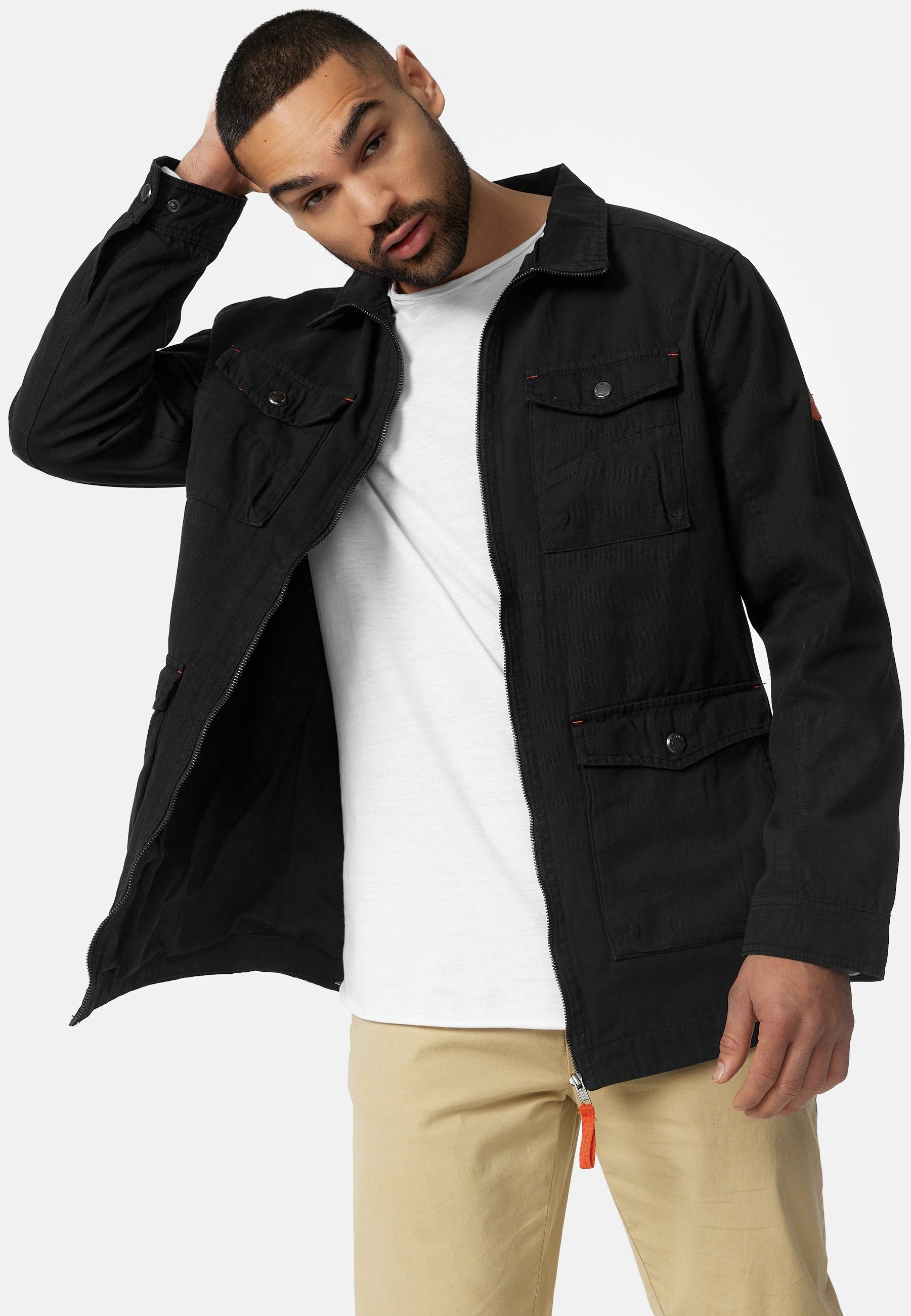 Fieldjacket Black Simeon Indicode