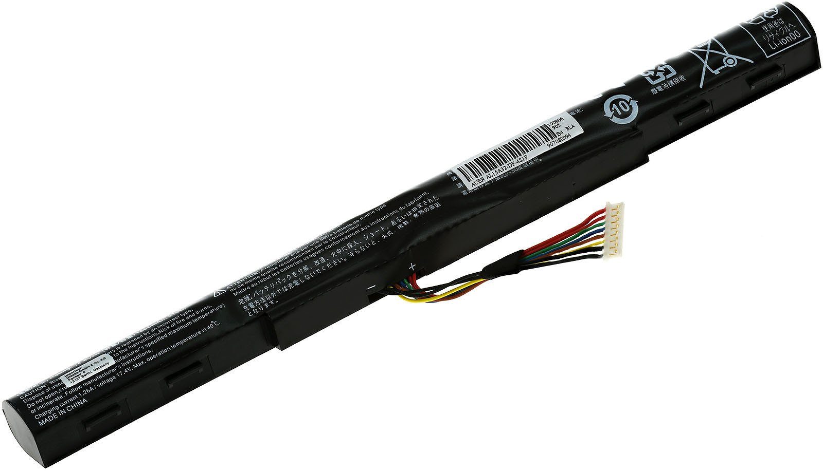 Powery Akku für Acer Aspire E5-573 Laptop-Akku 1800 mAh (14.8 V)