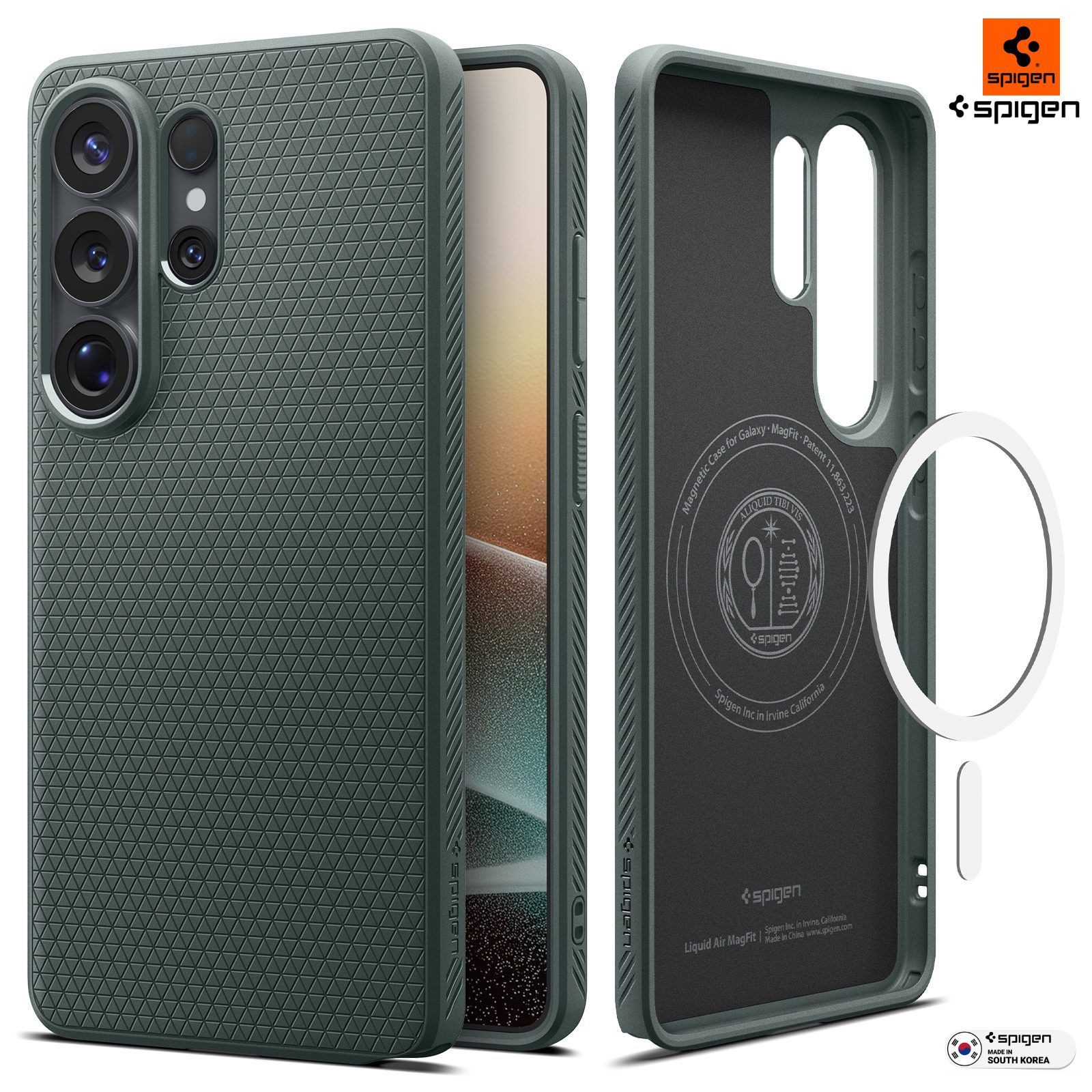 Spigen Handyhülle Hülle für Samsung Galaxy S26 Ultra Magsafe Case Schutzhülle Robust 6,9 Zoll, MagSafe-kompatibel, Air Cushion Technology, Wireless Charging