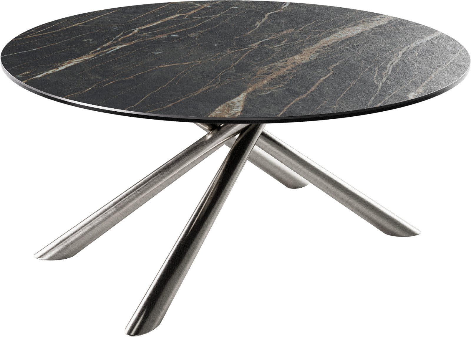 DELIFE Couchtisch Edge, Rund 90x90 cm günstig online kaufen