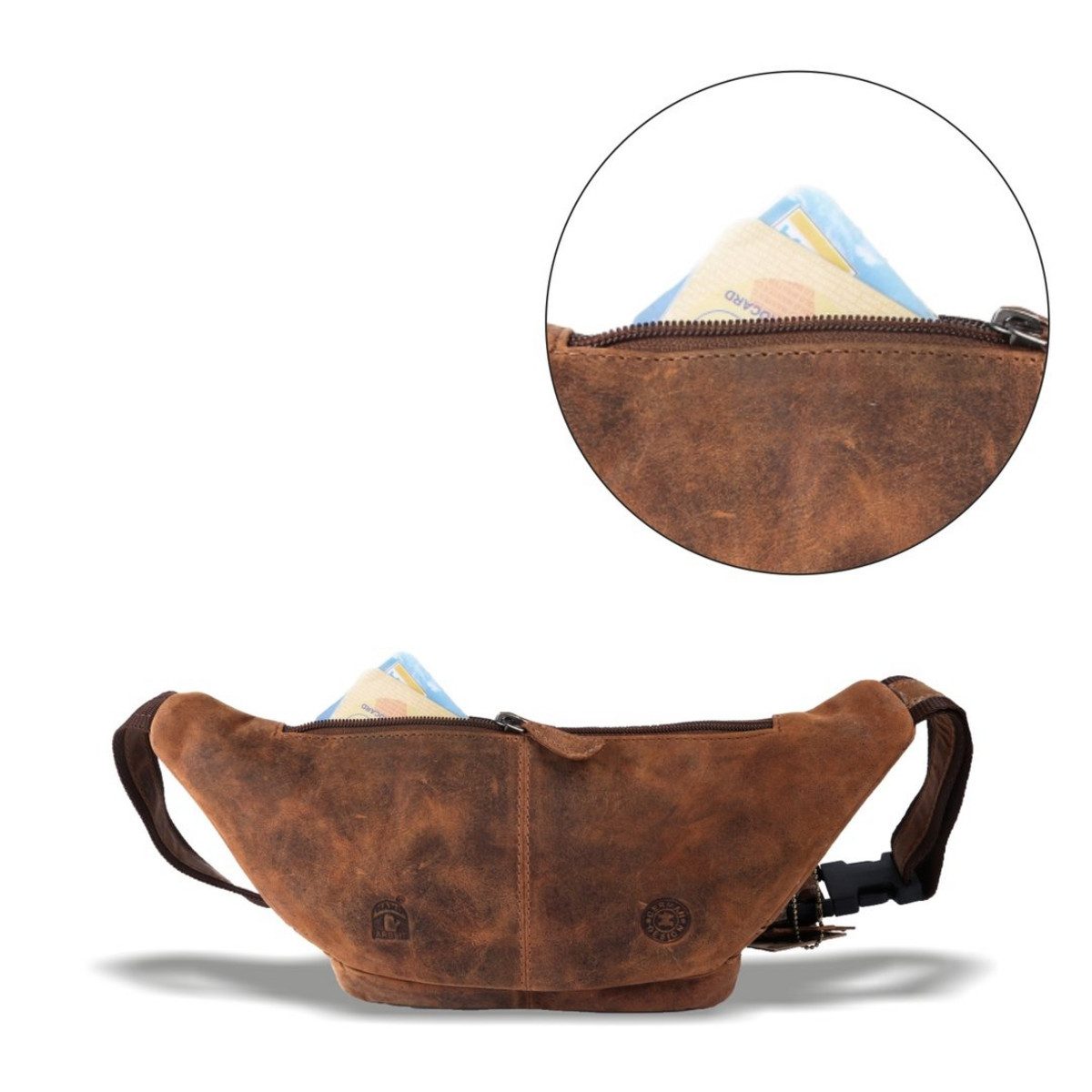 LOZANO Italy Bauchtasche LZ-9901 (Packung, 1-tlg., Bauchtasche), Robust, Wa günstig online kaufen