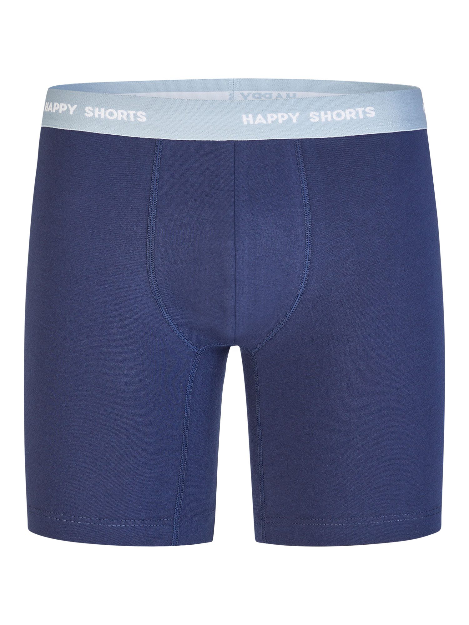 HAPPY SHORTS Langer Boxer Jersey (2-St) Boxershorts, Herren Unterhose