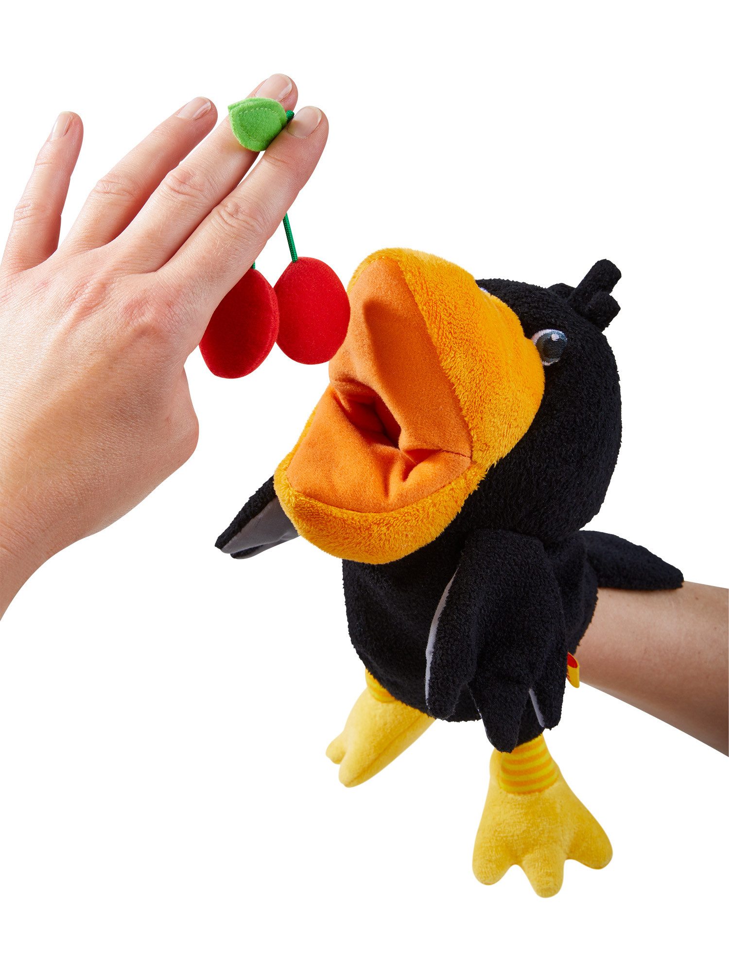 Haba Handpuppe Handpuppe Rabe Theo, unisex neutral günstig online kaufen