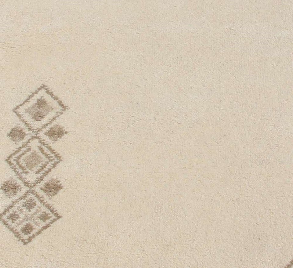 Sona-Lux Teppich Berber Teppich Wollteppich Wolle, gemustert, quadratisch, Höhe: 26 mm, handgeknüpft Wolle Wohnzimmer Esszimmer Schlafzimmer