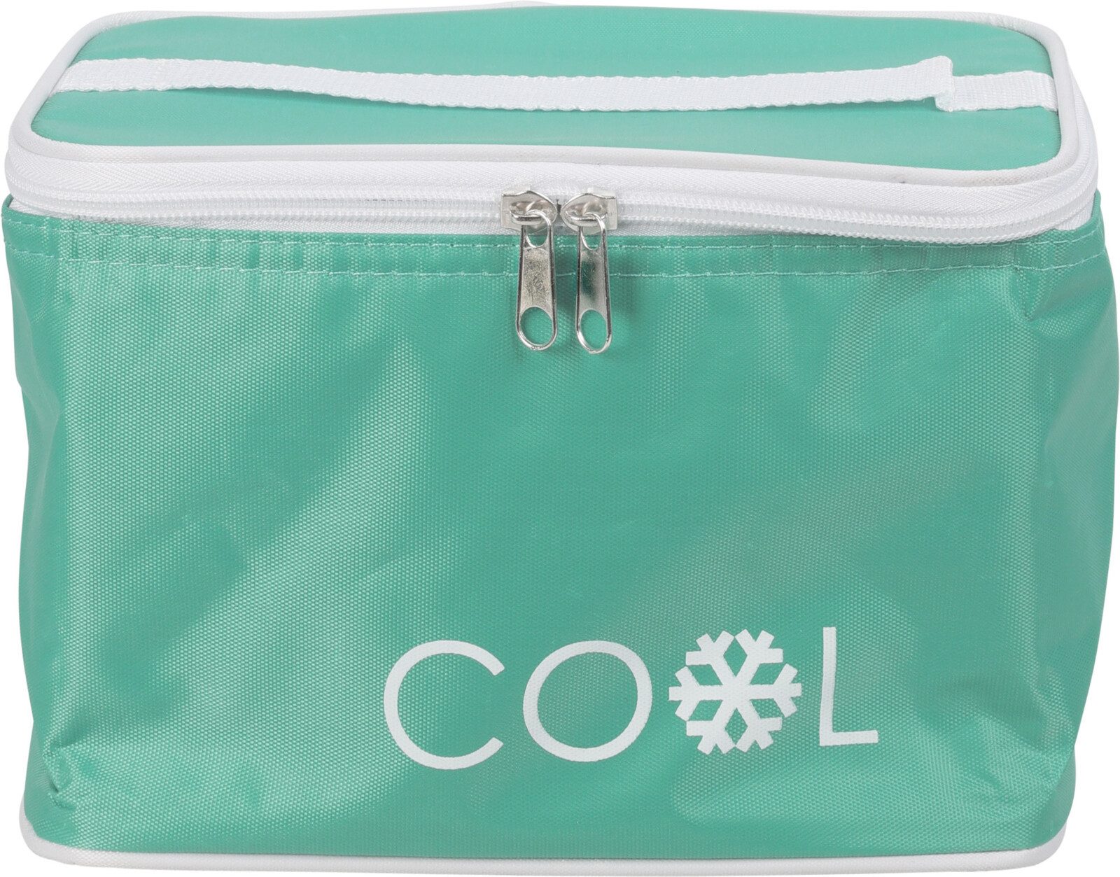 Koopman Thermobehälter Kühltasche Kühlbox Mini Getränkekühler Isotasche 15 x 21 x 15 cm Bunt, Polyester, (Stück, 1-tlg., Packung), Grün, 4L Volumen, mit Tragegriff, Camping