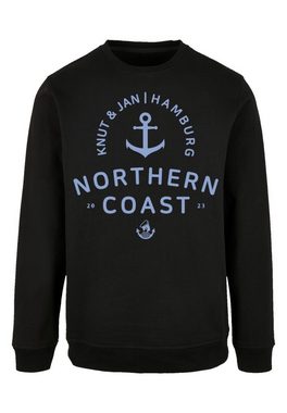 F4NT4STIC Kapuzenpullover Nordsee Knut & Jan Hamburg Print