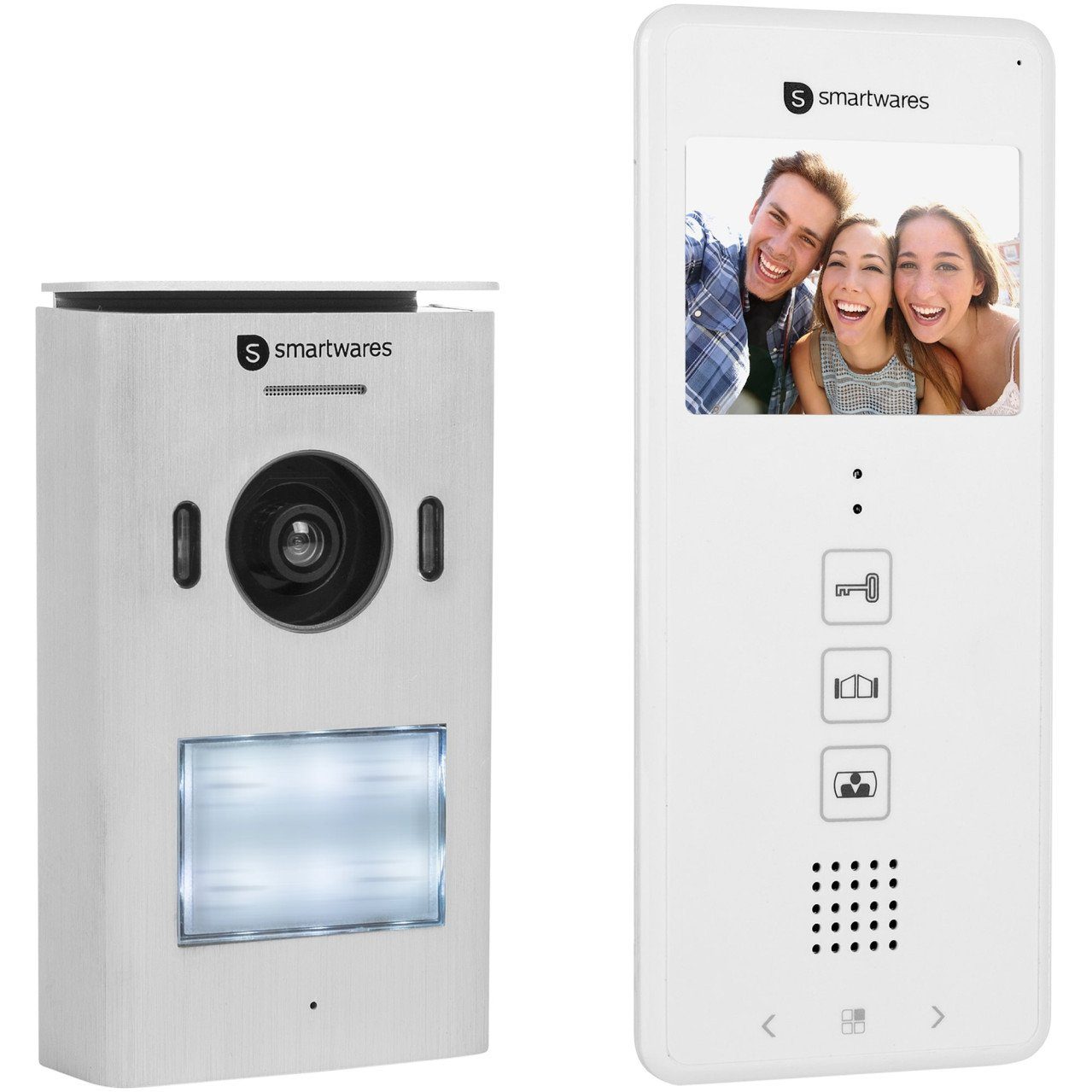 Gegensprechanlage Smartwares Video Türgegensprechanlage für 1
