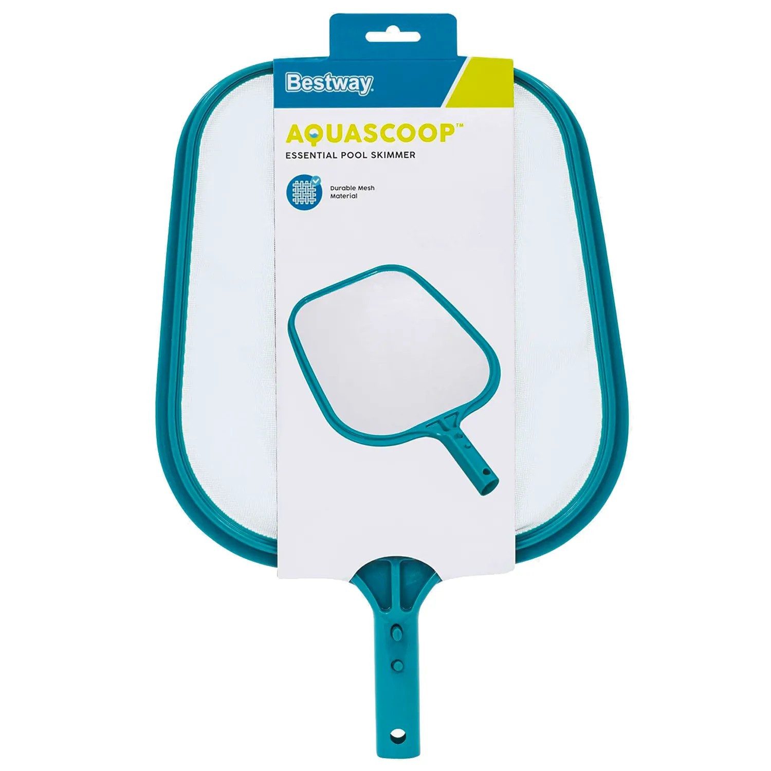 BESTWAY Kescher Poolskimmer Reinigungsnetz (Spar-Set, 1-St., 44x29,5x4,5cm langlebig), Korrosionsbeständig, langlebig, universell einsetzbar