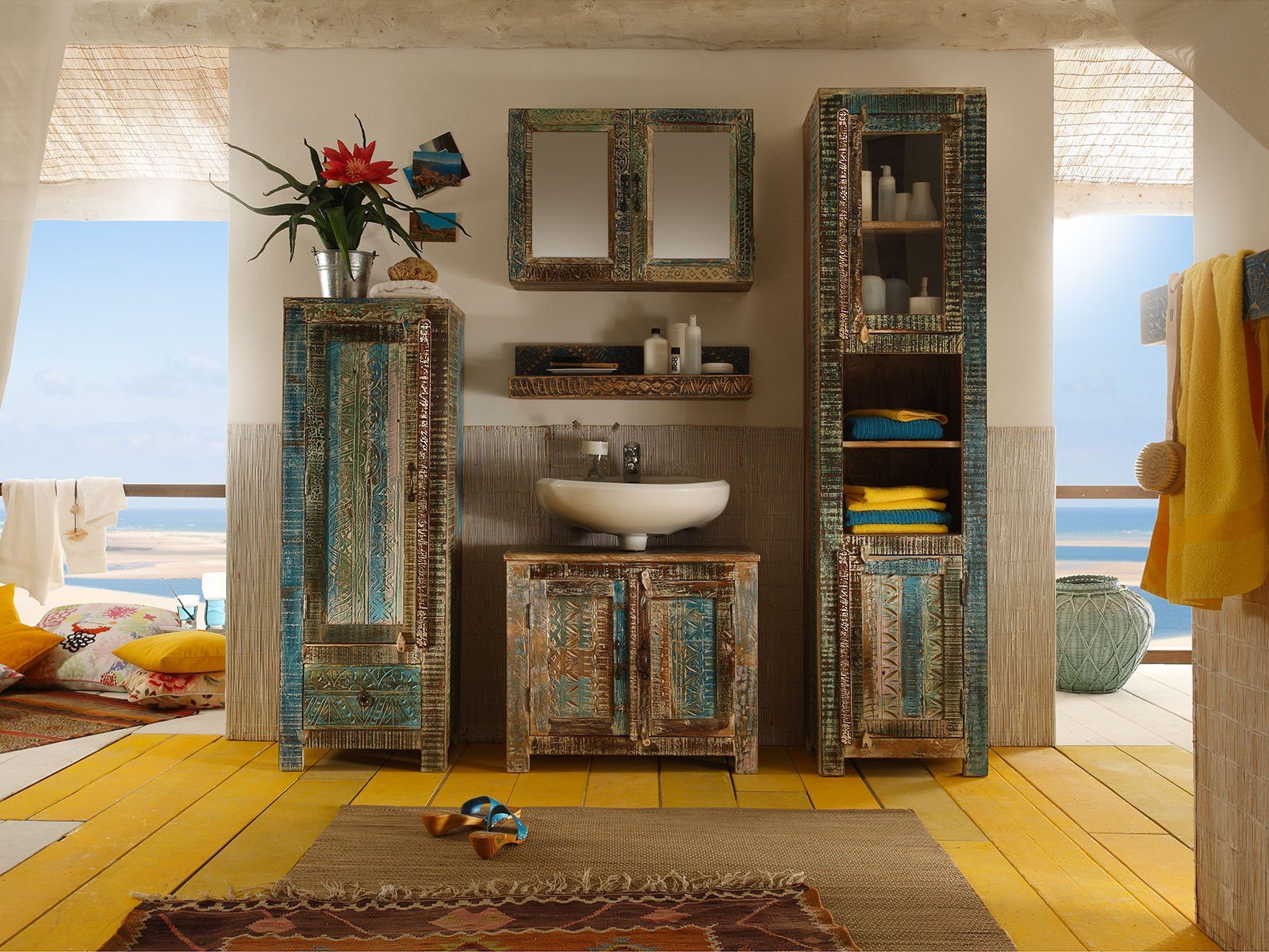 massivum Wanddekoobjekt Wandboard Blue Lagoon (1 günstig online kaufen