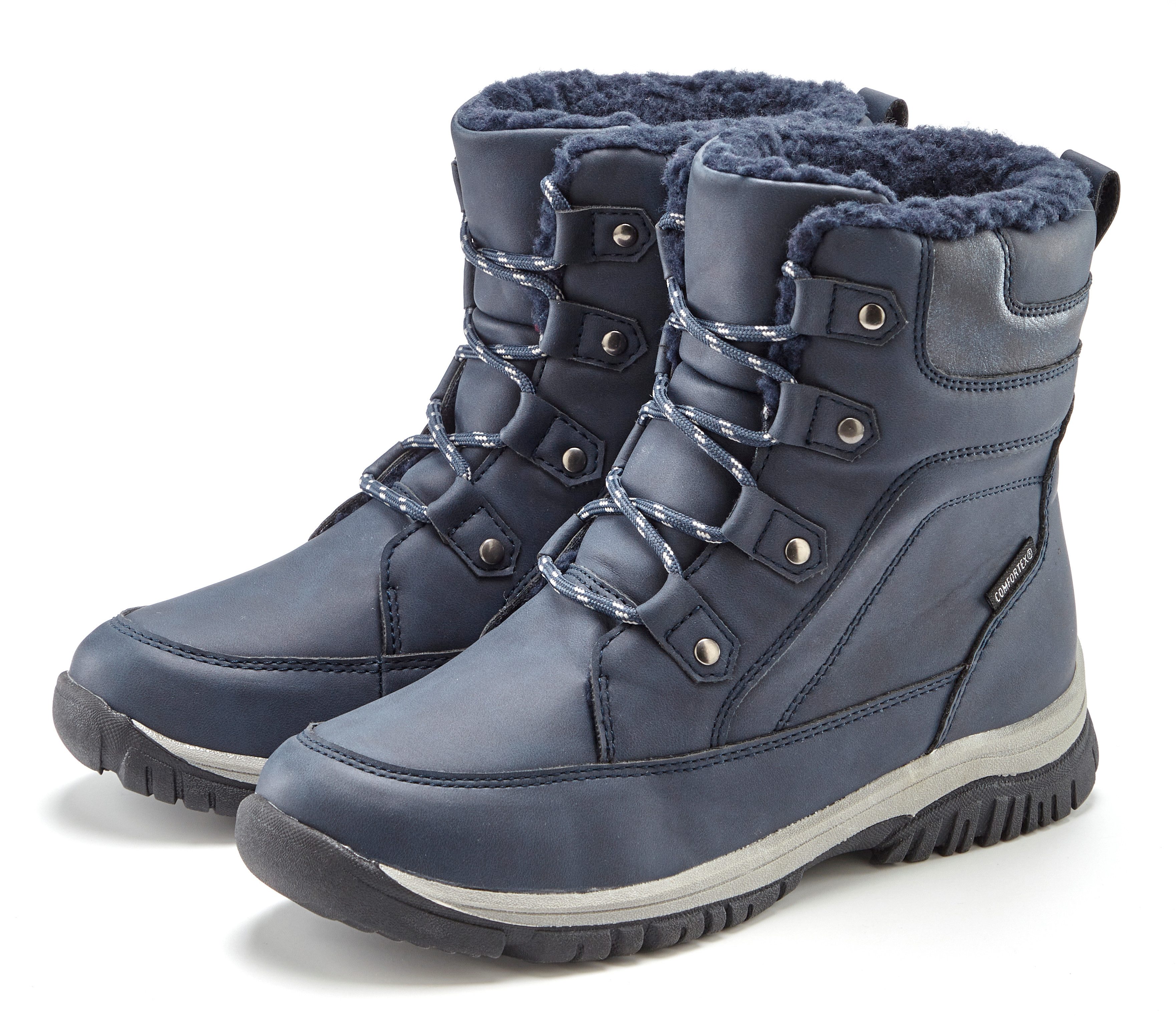 LASCANA Outdoorstiefel, Winterstiefelette, Winterboots, Schneestiefel, Stiefelette mit wasserabweisender Comfortex-Membrane