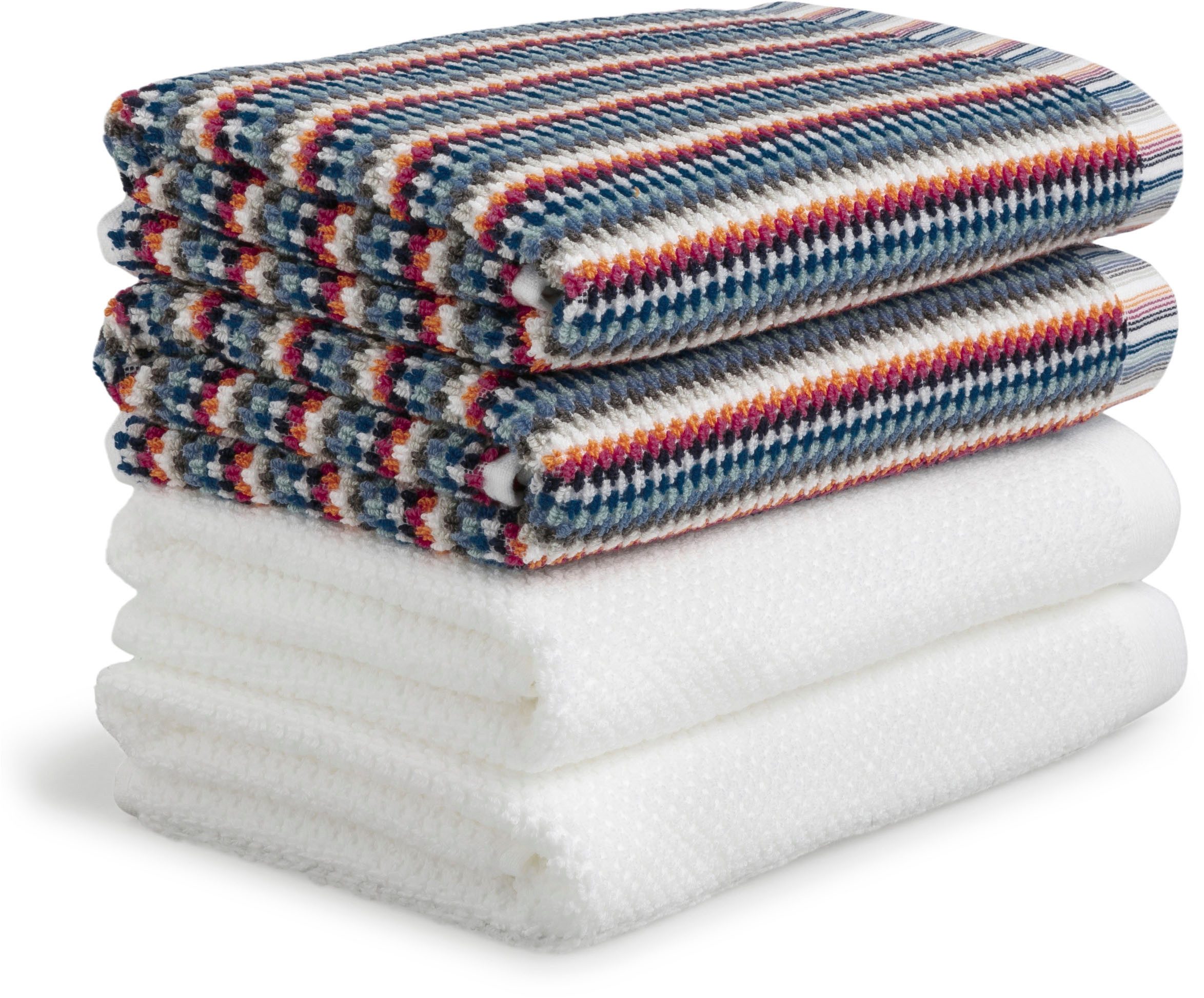 Möve Handtuch Set Bliss Handtuch Set, Walkfrottier (Set, 4-St), Perlstruktur mit leichtem Massageeffekt