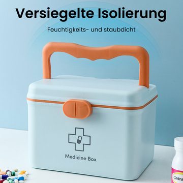 MAGICSHE Medizinschrank Erste Hilfe Aufbewahrungsbox Kleiner Verbandskasten