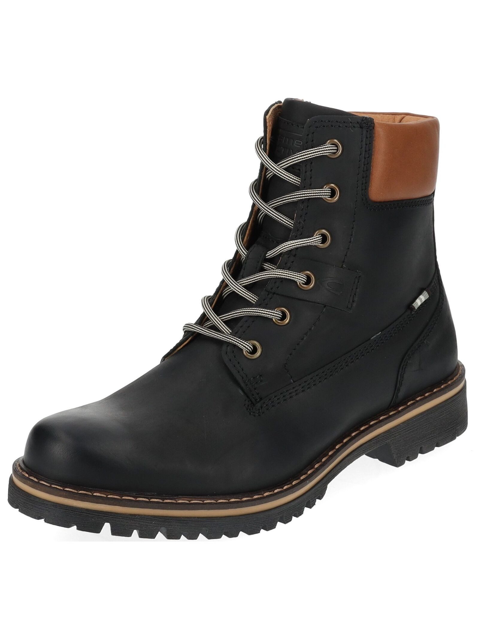 Stiefelette Leder Schnürstiefelette