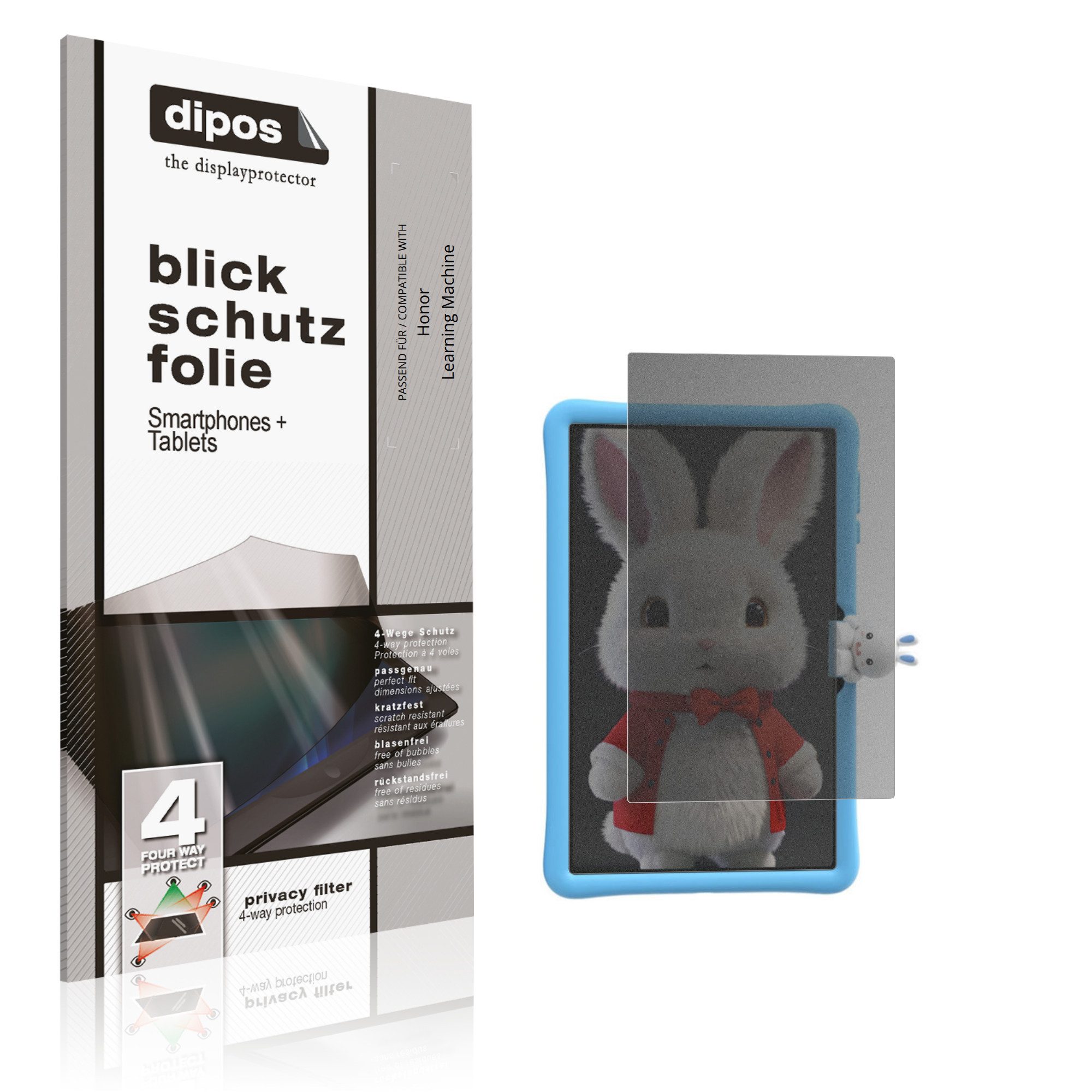 dipos Displayschutzfolie Schutzfolie für Honor Learning Machine, 1 Stück, Displayschutz Schutz Folie Made in Germany