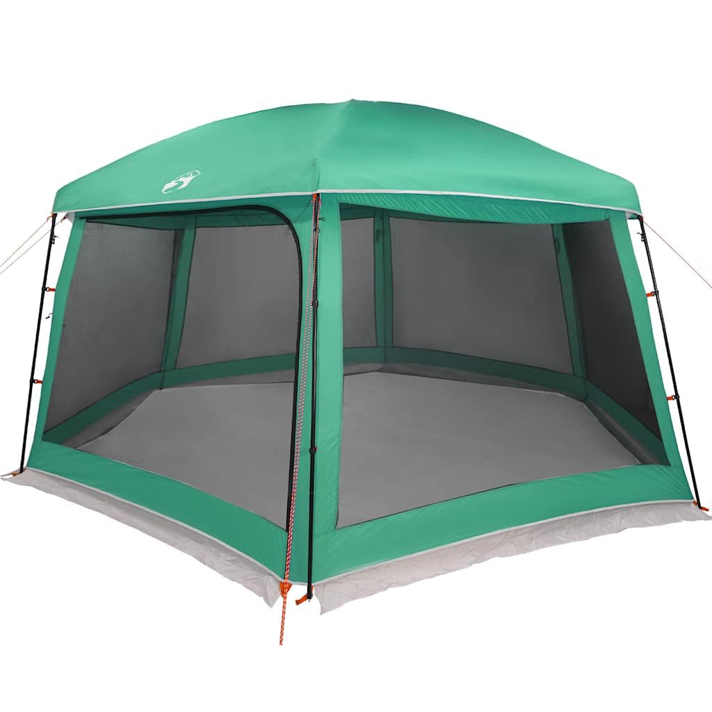 vidaXL Faltzelt Poolzelt mit abnehmbarem Überzelt Netzwänden Meergrün 618x532cm, (1 tlg)