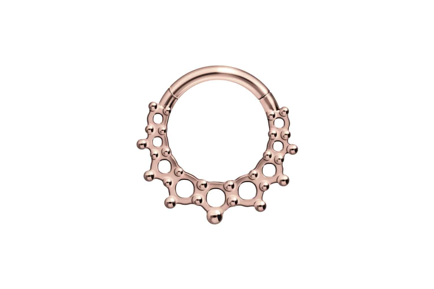 Nasenpiercing Chirurgenstahl Segmentring Clicker DESIGN Ohrpiercing Septum Nase