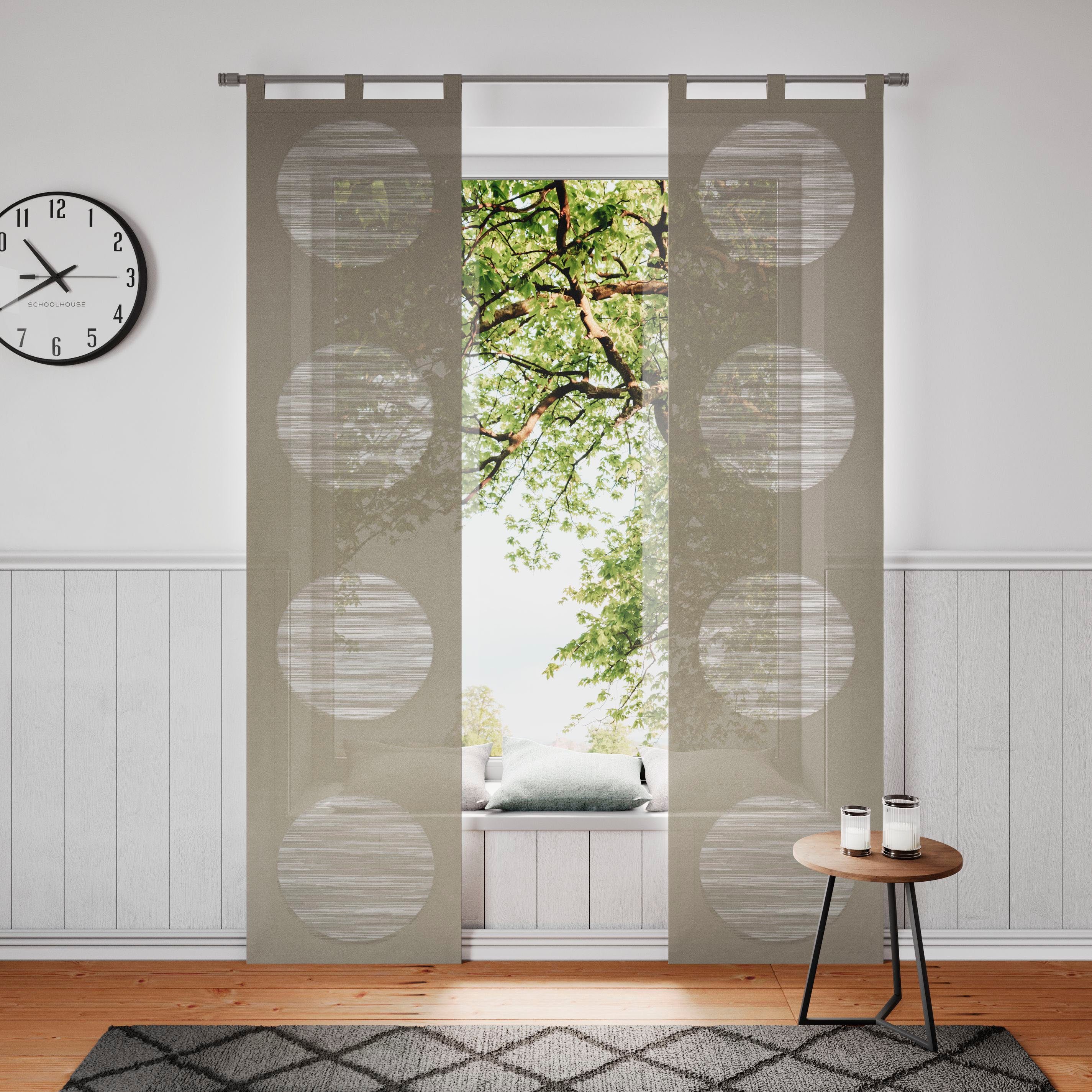 Neutex for you! Schiebegardine Padova (1 St), Schlaufen, halbtransparent, S günstig online kaufen