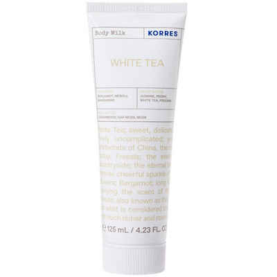 Korres Körpermilch WHITE TEA, Weiß, 125 ml