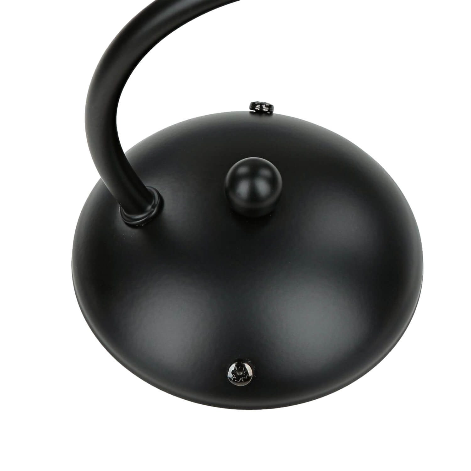 Licht-Erlebnisse Wandleuchte GLOBE, ohne Leuchtmittel, Schwarze Wandlampe Landhaus Design E14 Rustikal Flur