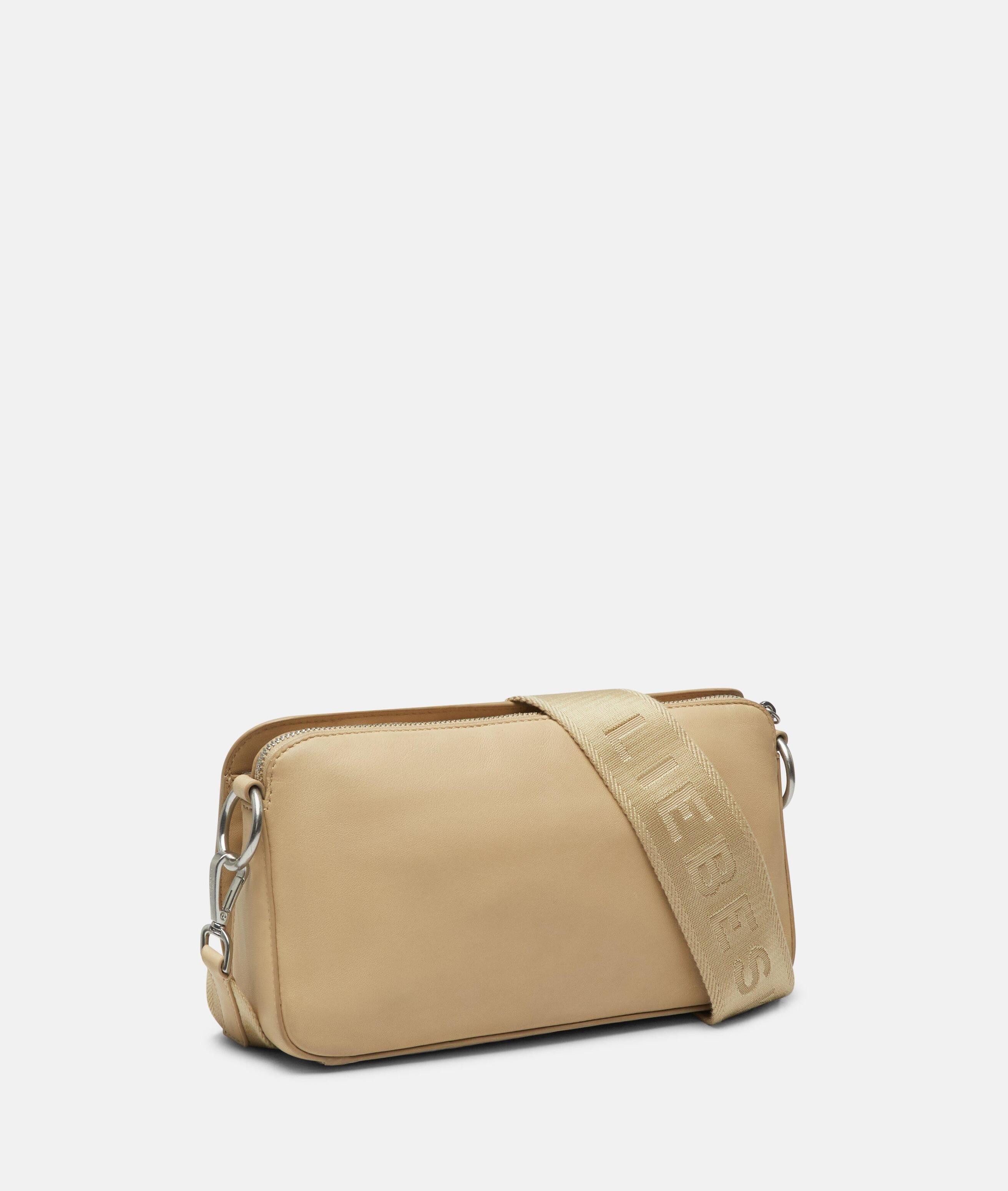 Liebeskind Berlin Umhängetasche Clarice Crossbody M, Geräumige Umhängetasche aus Schafsleder