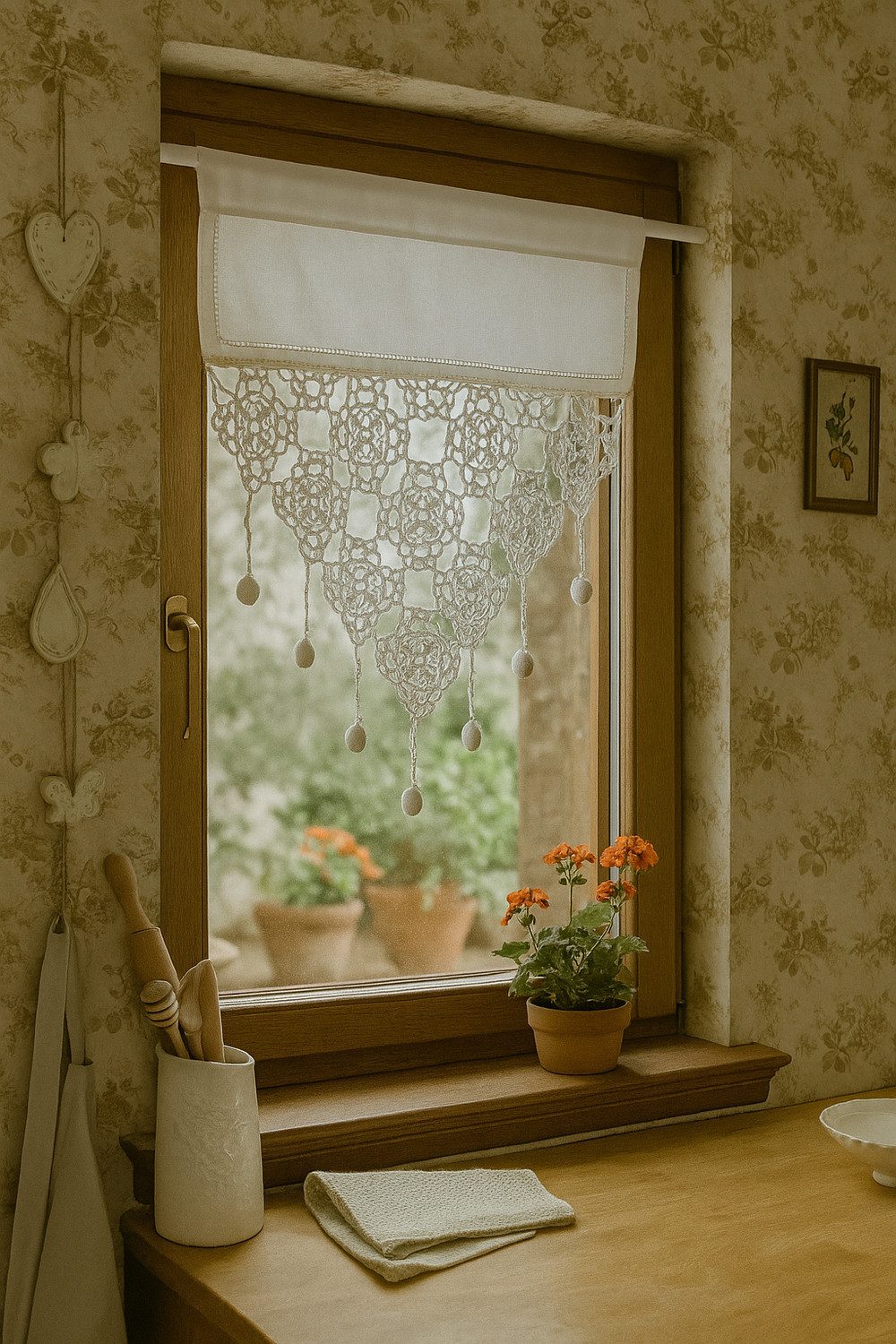 HOSSNER - ART OF HOME DECO Scheibengardine 55x60 cm (1 St), blickdicht, Bau günstig online kaufen