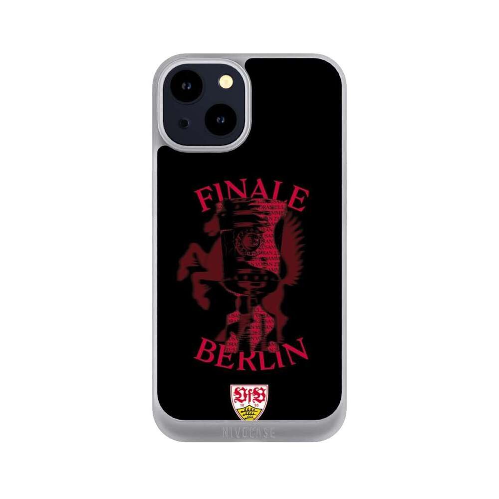 NIVOCASE Handyhülle VfB Stuttgart DFB Pokalfinale 2026 Offizielles Lizenzprodukt, Apple iPhone 14 Handyhülle Hülle NIVOpure Case Frozen