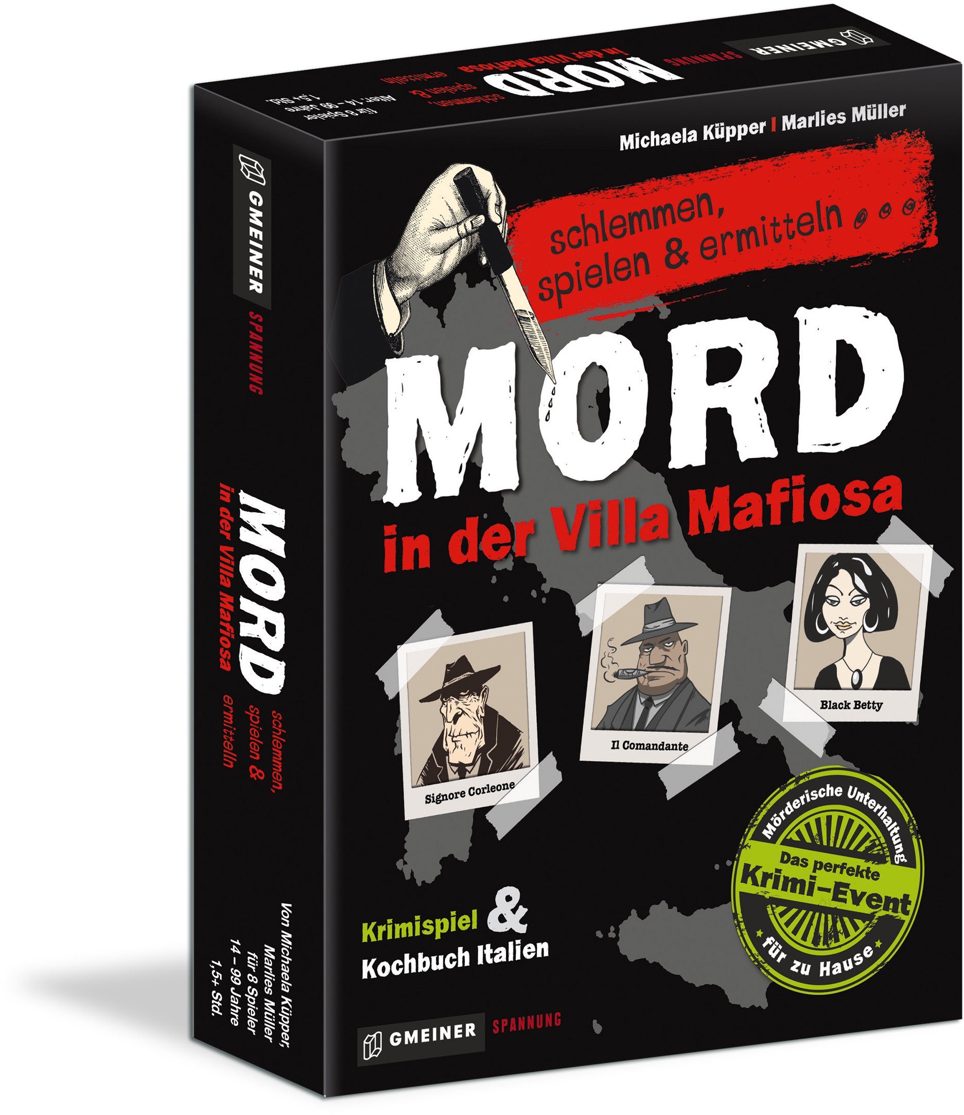 GMEINER Spiel Mord in der Villa Mafiosa