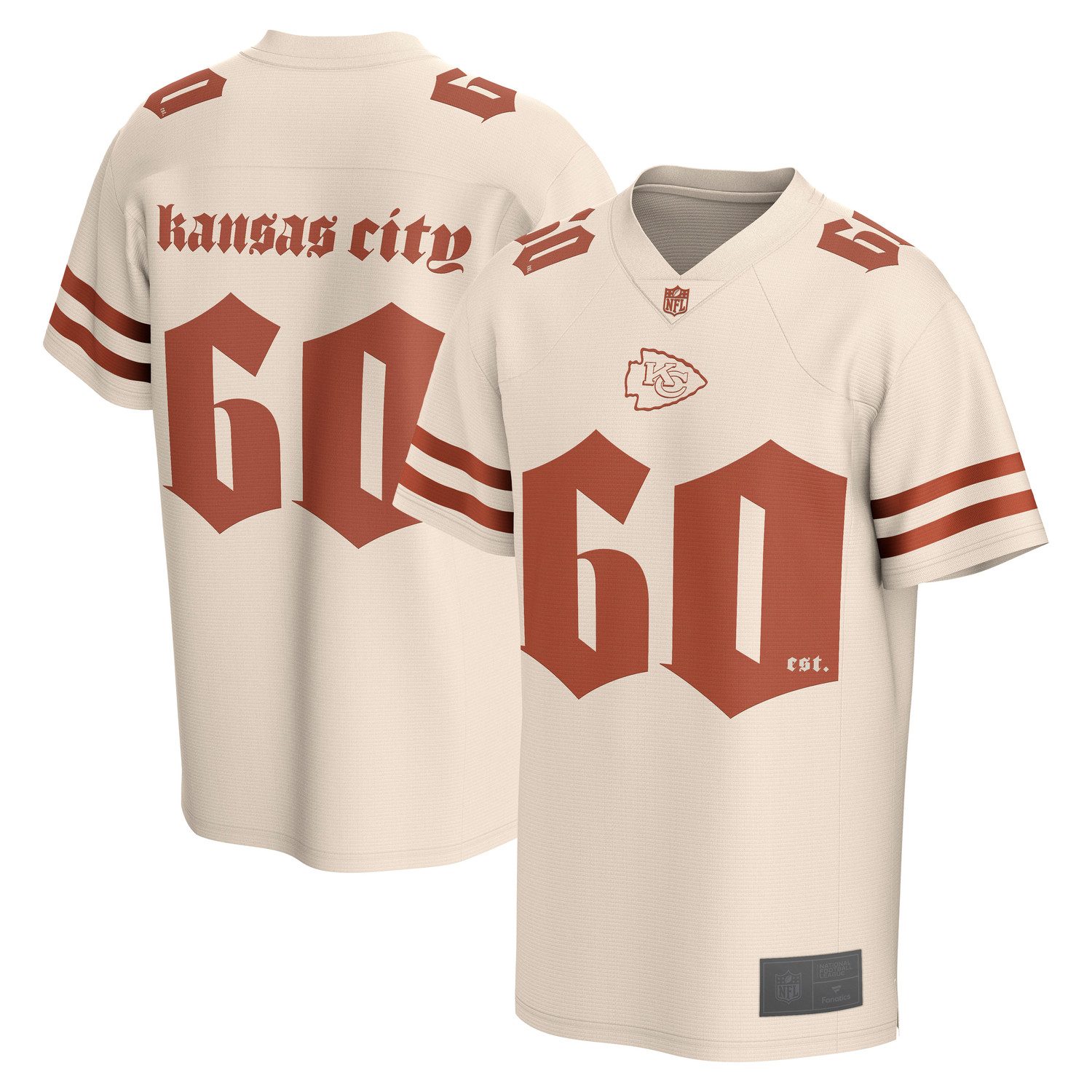 Footballtrikot Fanatics Trikot Kansas City Chiefs NFL GOTHIC Foundation Top
