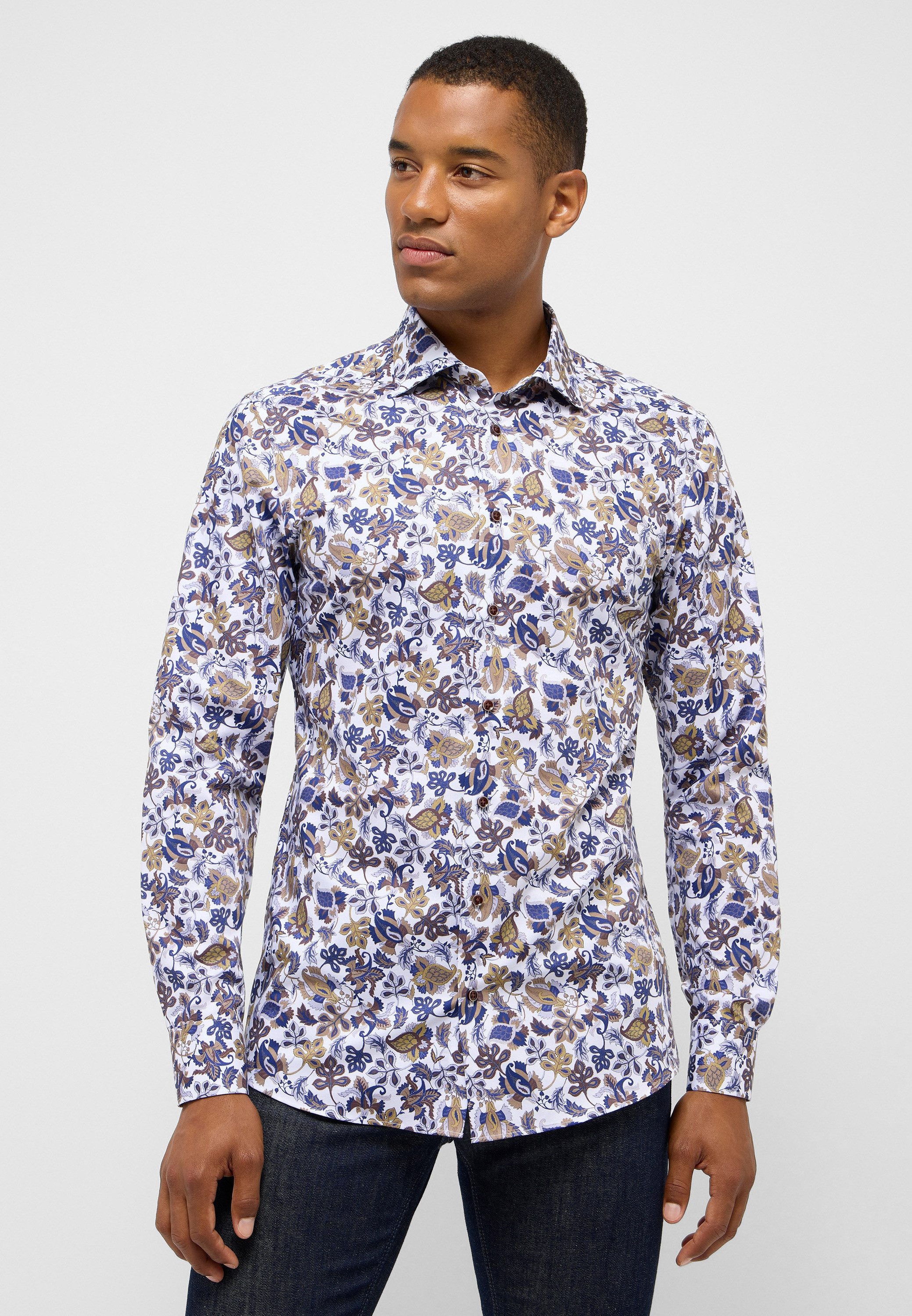 Eterna Langarmhemd SLIM FIT NON IRON günstig online kaufen
