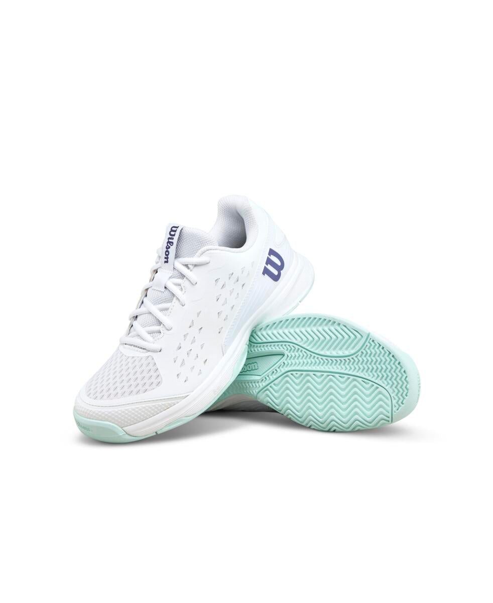 Wilson Rush Pro L Allcourt 2026 weiss/hellblau Kinder Tennisschuh