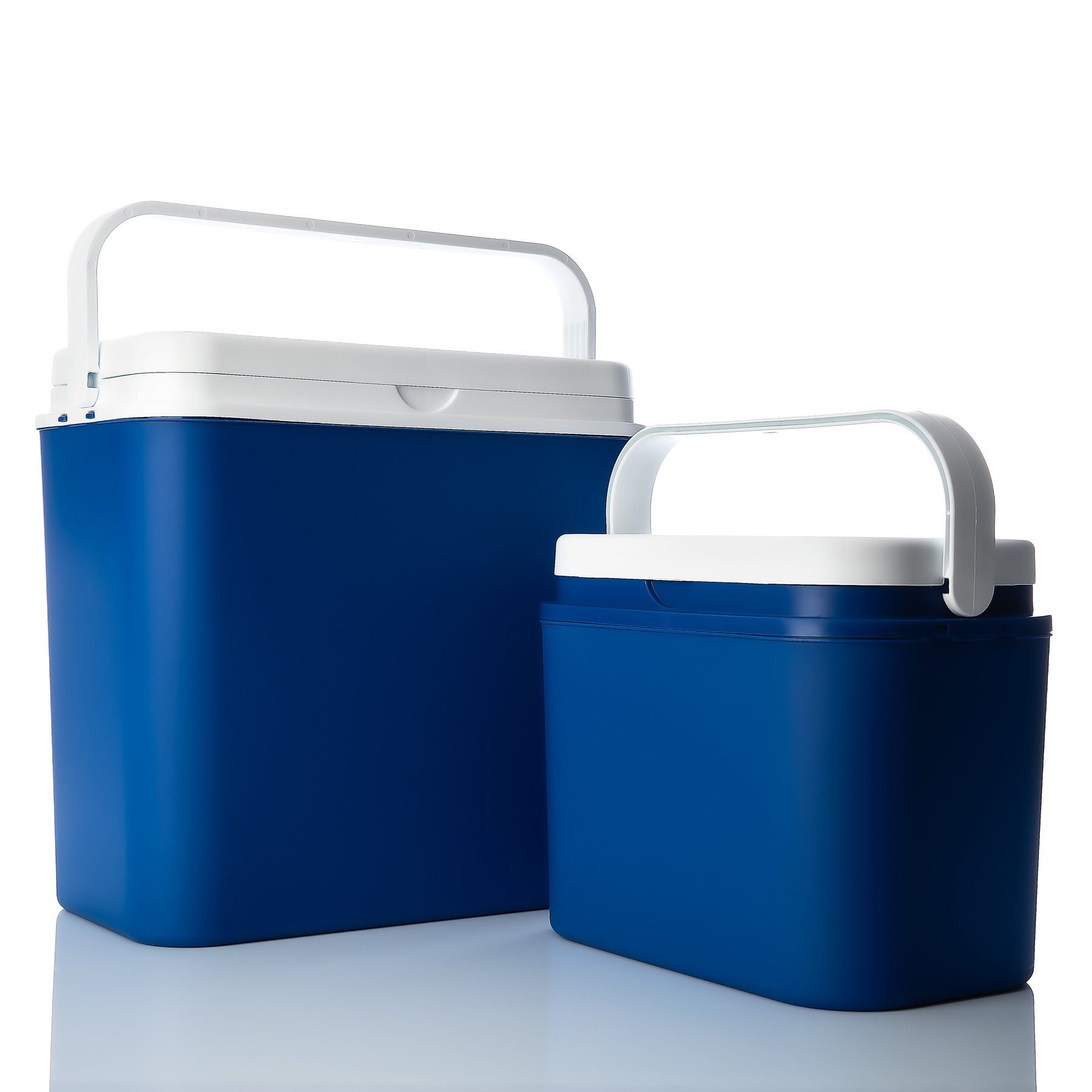 PP-Kunststoff, Thermobehälter Set + (2-tlg) Gefrierbox Kühlboxen 10L Blau/weiß BigDean EU, 24L in Kühltasche Made