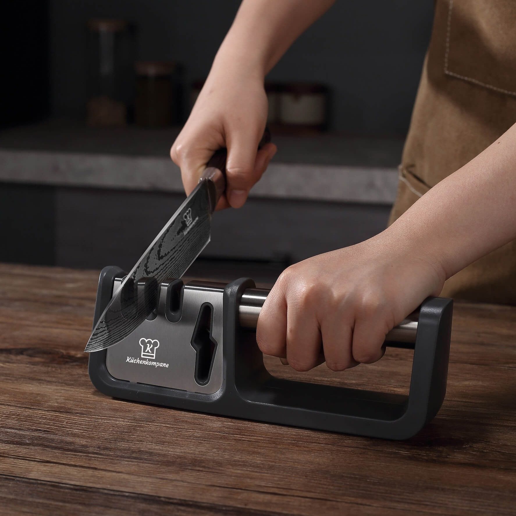 Küchenkompane Messerschärfer Katto Messerschärfer