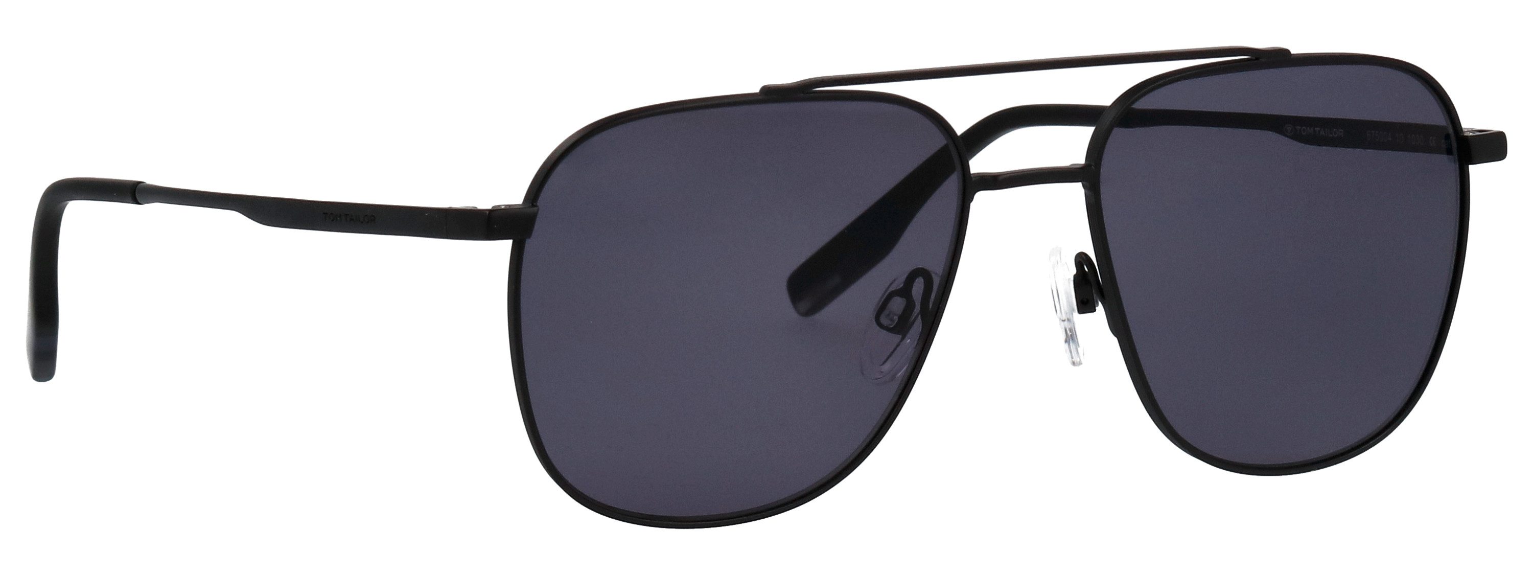 TOM TAILOR Sonnenbrille Modell 675004 Form Pilot, Logoschriftzug auf Bügel, Metallfassung